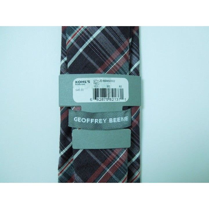 Other UK Geoffrey Beene Plaids and Checks Neck Tie- NWT Size ONE SIZE - 5 Thumbnail