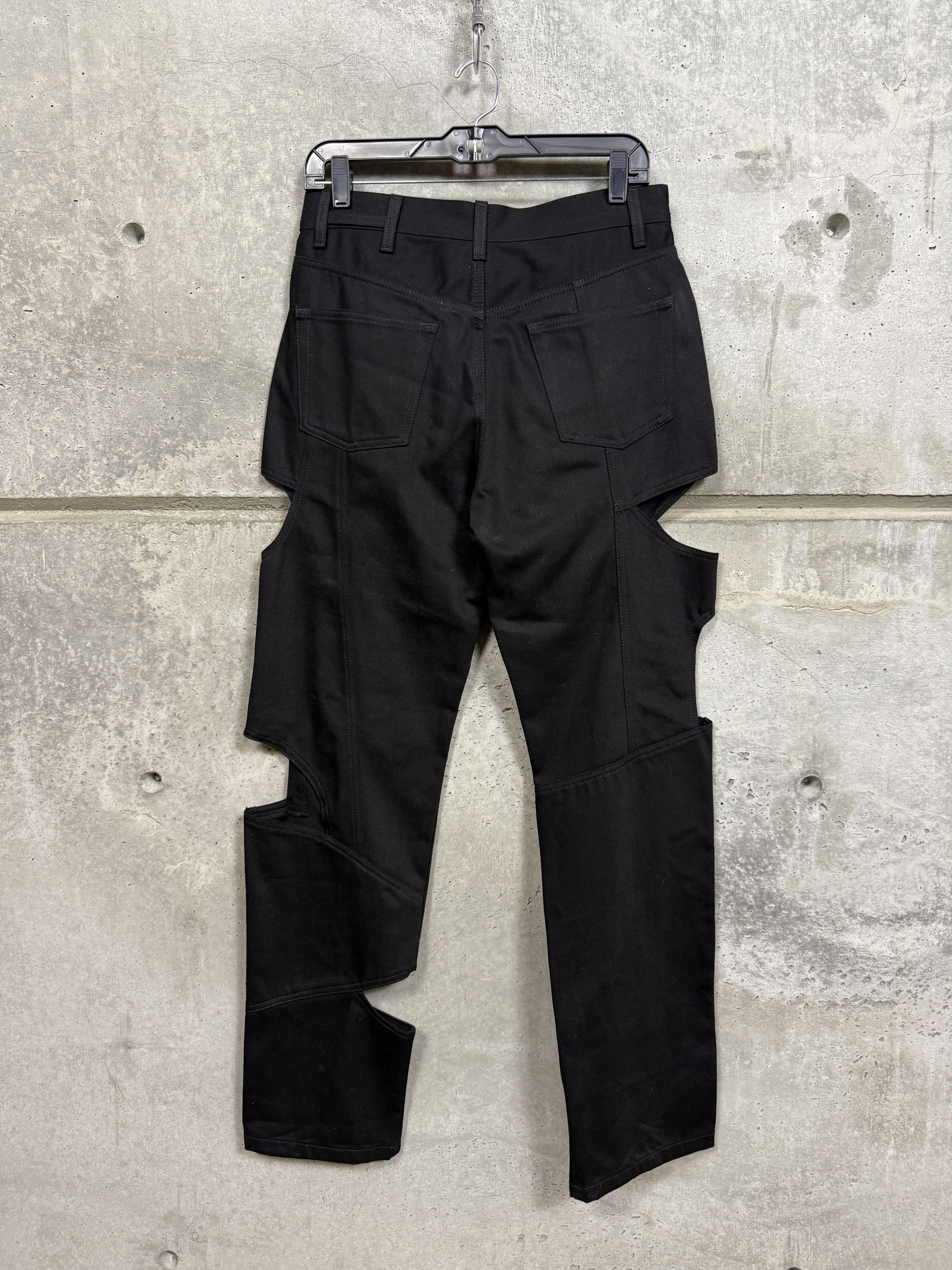 Heliot Emil $335 Heliot Emil Black Cut-Out Jeans Size 27" / US 4 / IT 40 - 2 Thumbnail