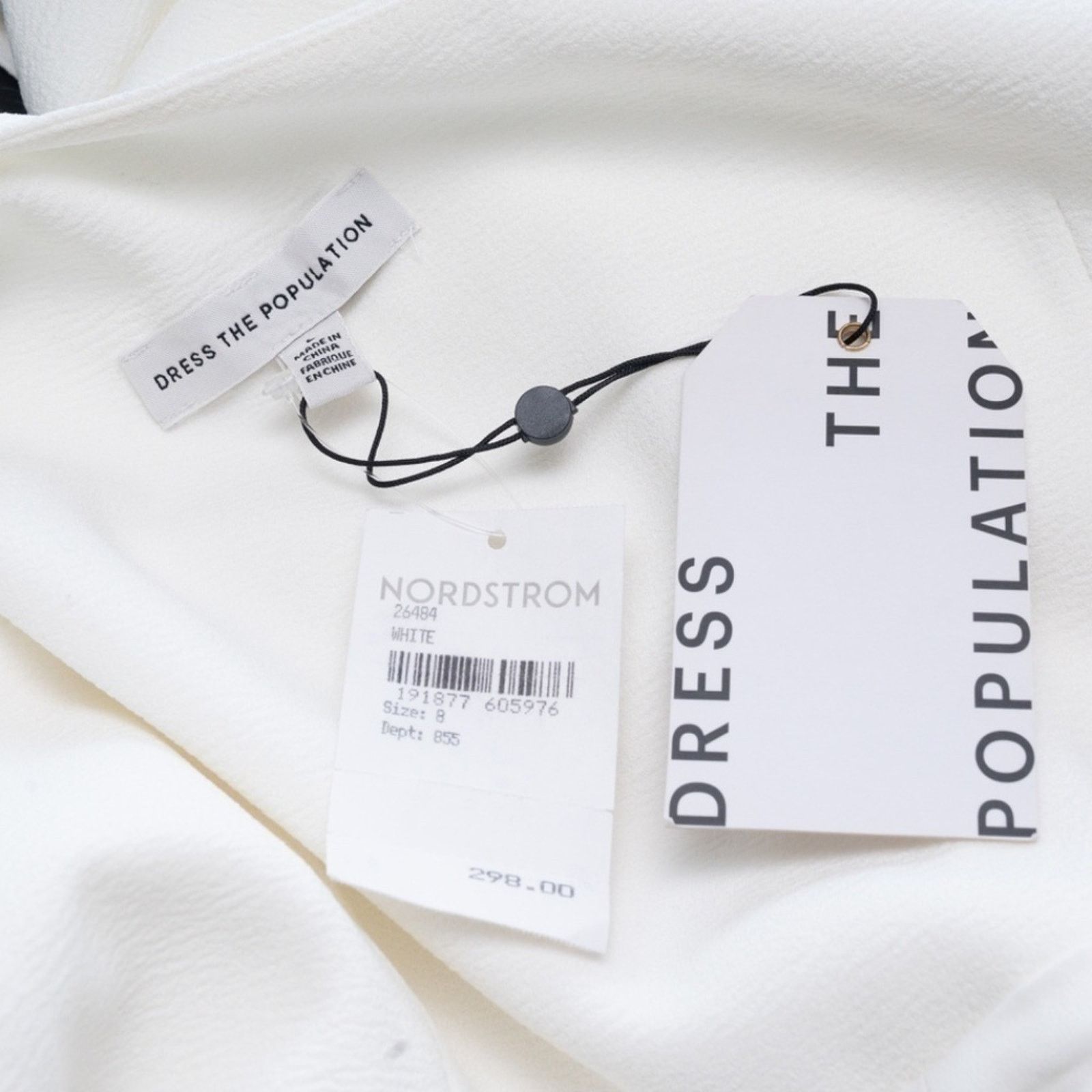 Dress the Population Dress The Population. One Shoulder Bow Dress. Size L / US 10 / IT 46 - 6 Thumbnail