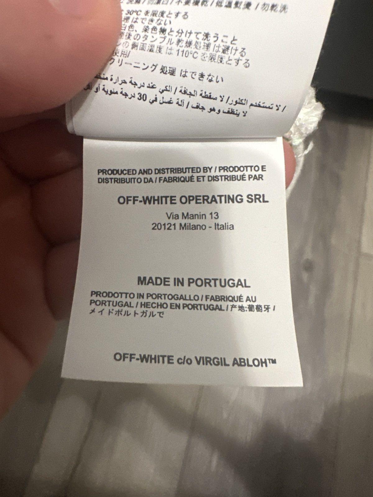 Off-White Off white OG seeing things TEE Size US L / EU 52-54 / 3 - 7 Thumbnail