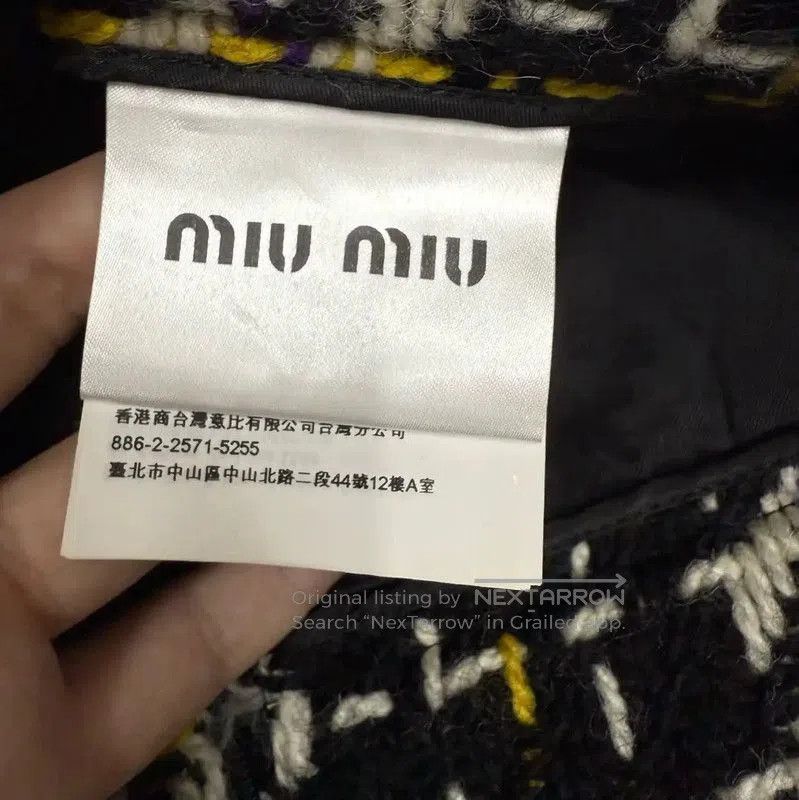 Miu Miu Miu Miu Multi-Color Polyester Mini Skirt . Size 23" - 4 Thumbnail