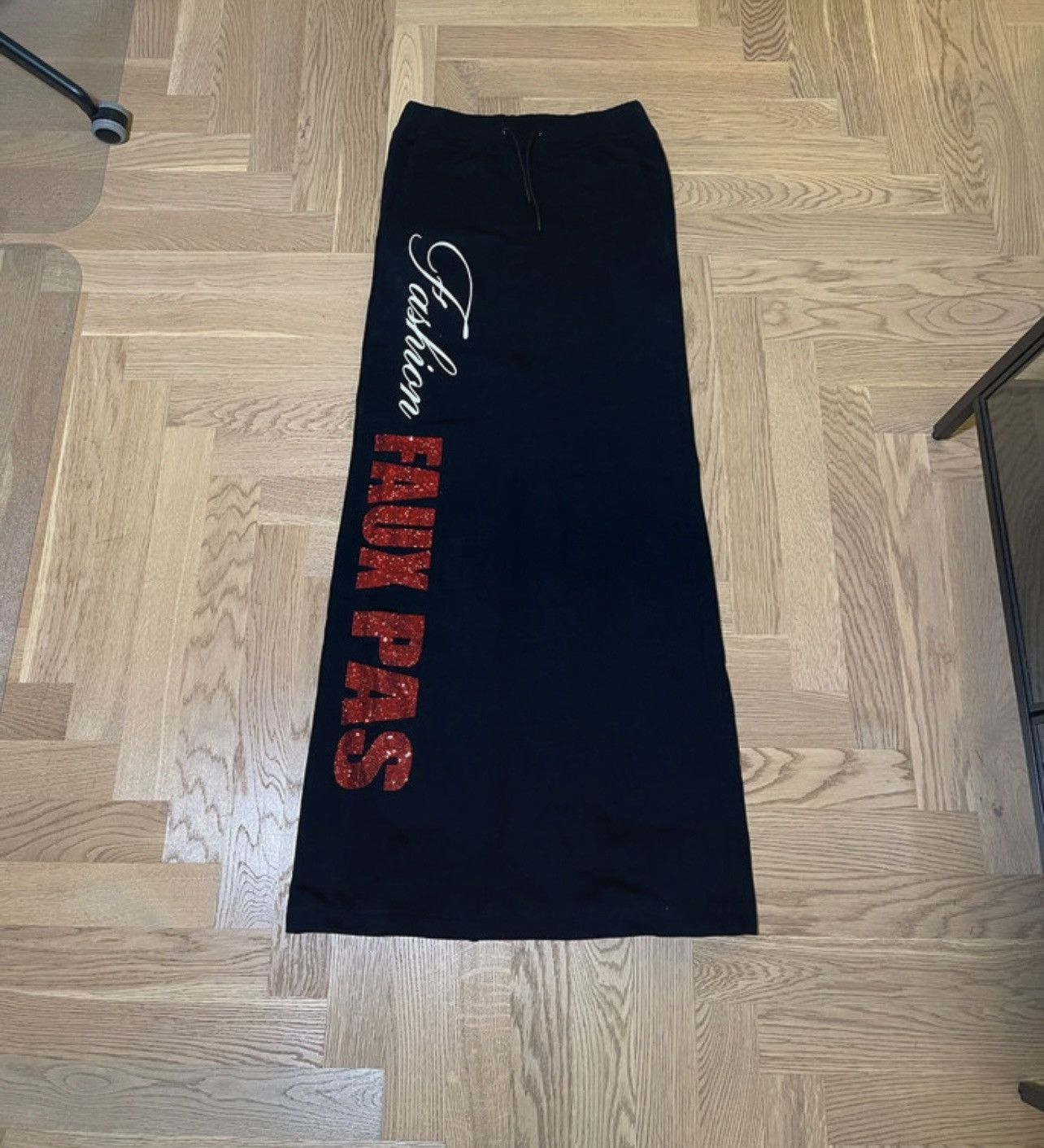 NAMILIA Super long black Namilia skirt Size 26" / US 2 / IT 38 - 1 Thumbnail