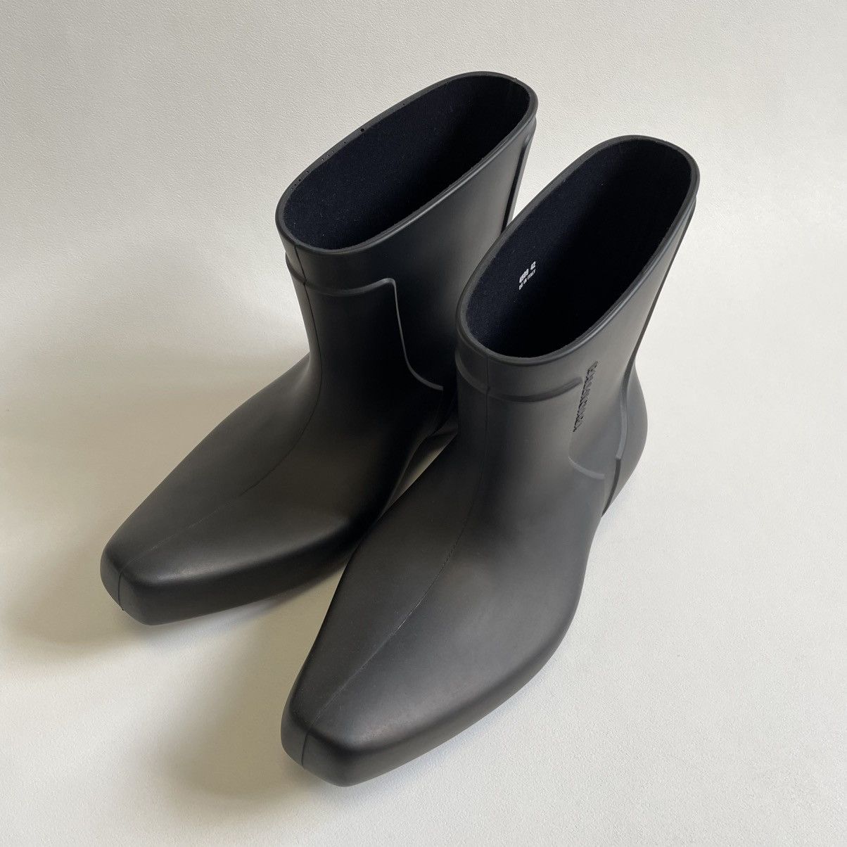 Balenciaga Black Rubber ‘Excavator’ Boots Size US 9 / EU 42 - 4 Thumbnail