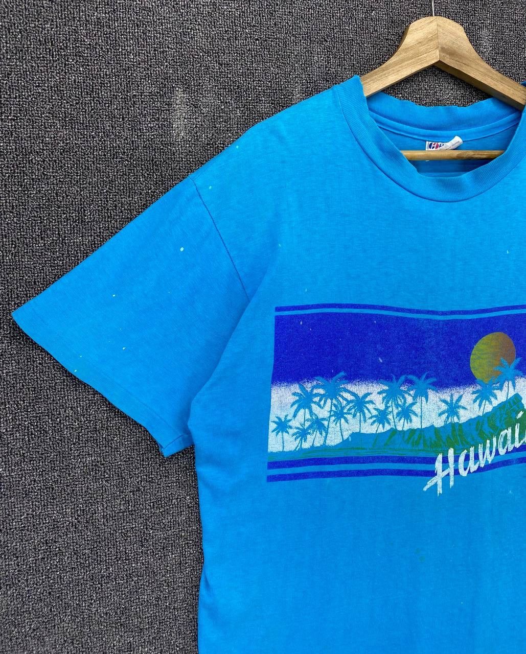 Vintage Vintage 80s Rare Hawaii Sunset Tee T Shirts Size US L / EU 52-54 / 3 - 5 Thumbnail
