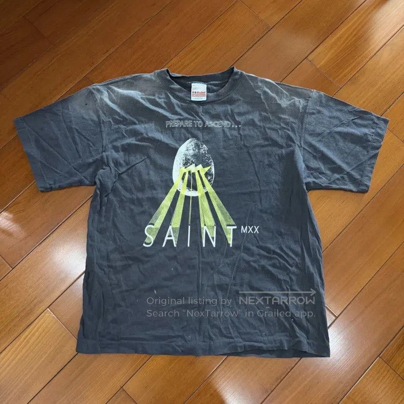 Saint Michael Saint Michael Alien Dinosaur Egg Washed Old Short Sleeve Size US L / EU 52-54 / 3 - 1 Thumbnail