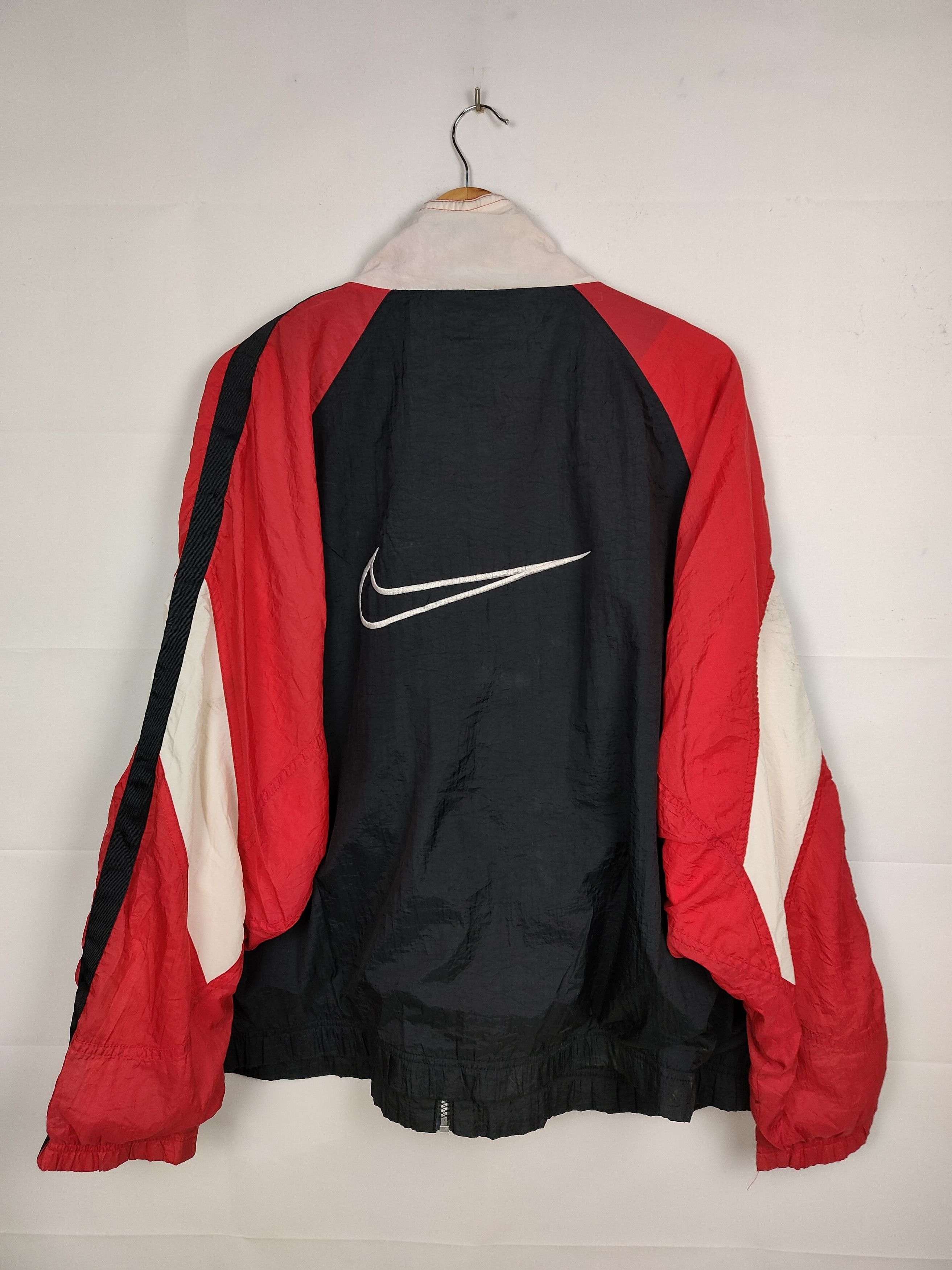 Nike × Vintage Vintage 90s Nike Windbreaker Jacket Size US XL / EU 56 / 4 - 5 Thumbnail