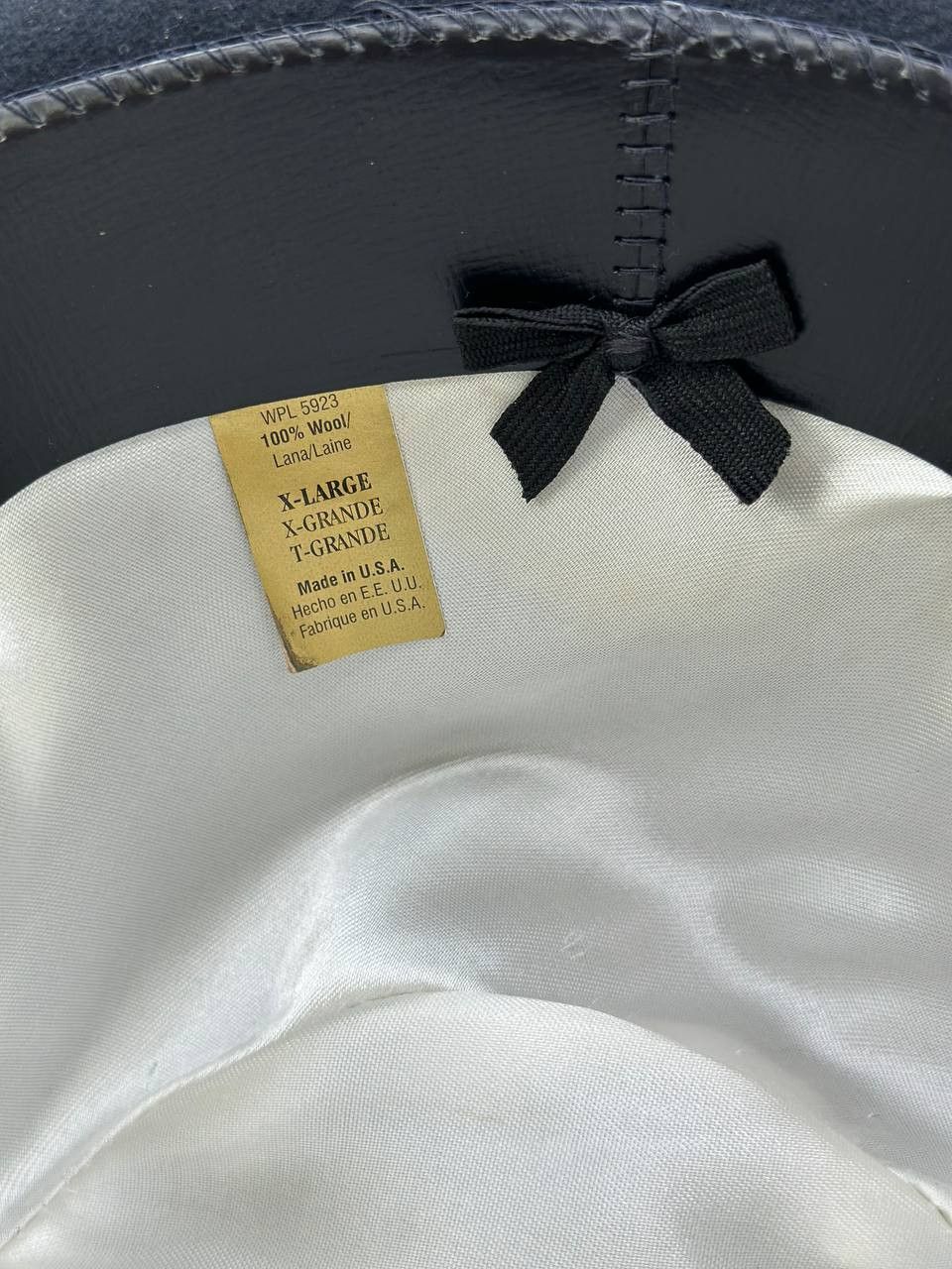 Designer Huckel Superior Wool Bowler Hat Made USA Classic Fedora Size ONE SIZE - 8 Thumbnail