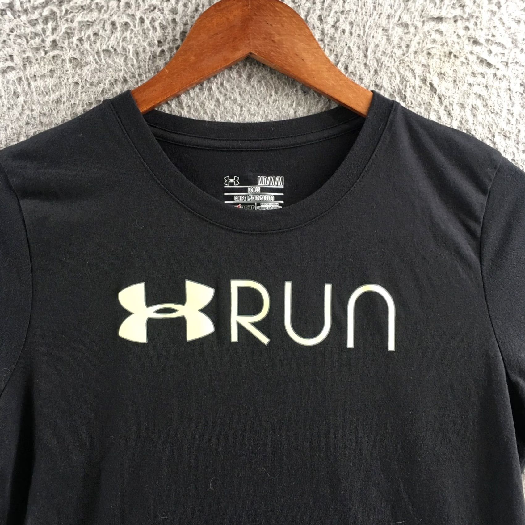 Under Armour Under Armour T-Shirts Mens Medium Black Pullover Short Sleeve Crew Neck Casual Size US M / EU 48-50 / 2 - 2 Thumbnail