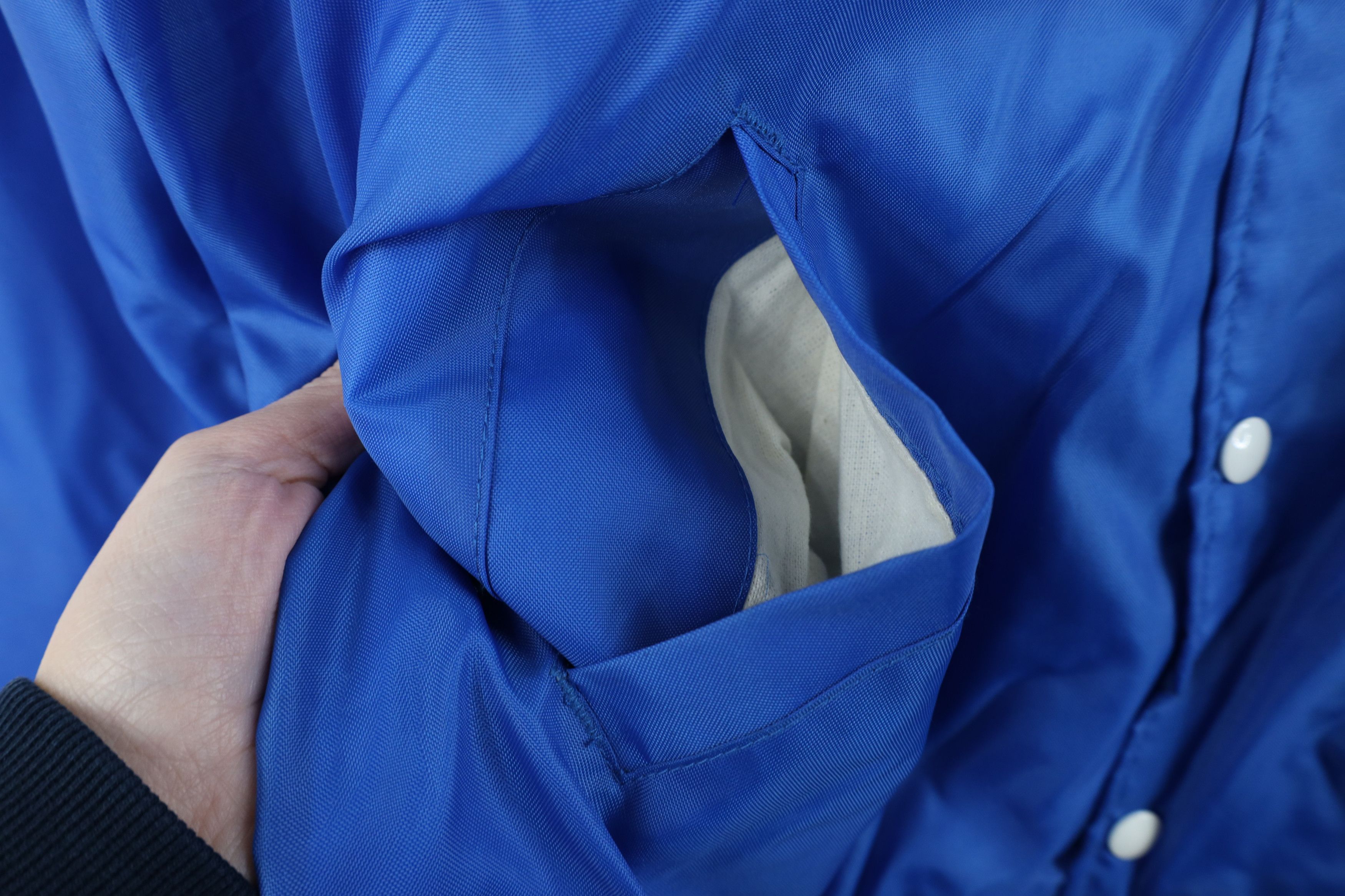 Vintage Vintage 80s 90s Swim Team Quilted Satin Bomber Jacket USA Size US L / EU 52-54 / 3 - 7 Thumbnail