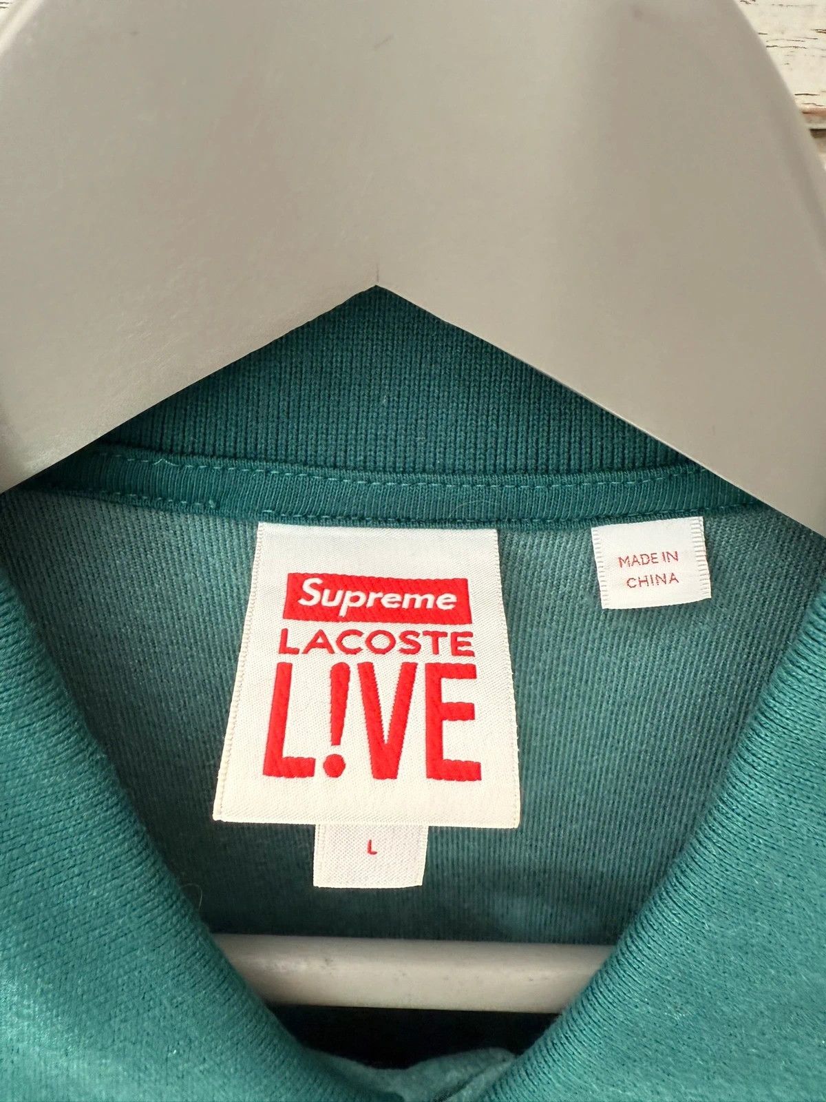 Lacoste × Supreme Supreme x Lacoste Velours Polo Size US L / EU 52-54 / 3 - 2 Thumbnail