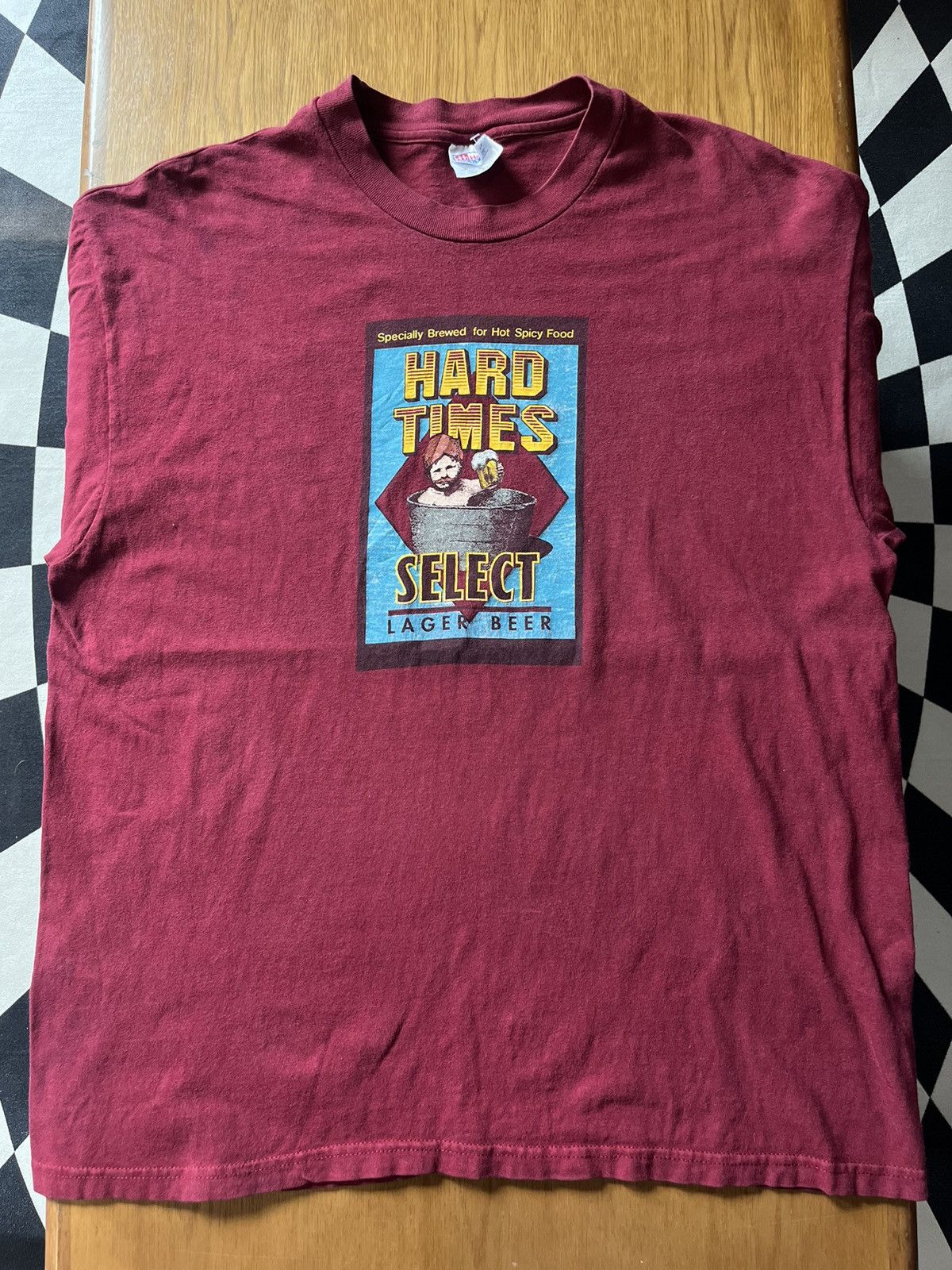 Vintage Promo HARD TIMES SELECT LAGER BEER 90’s Tshirt