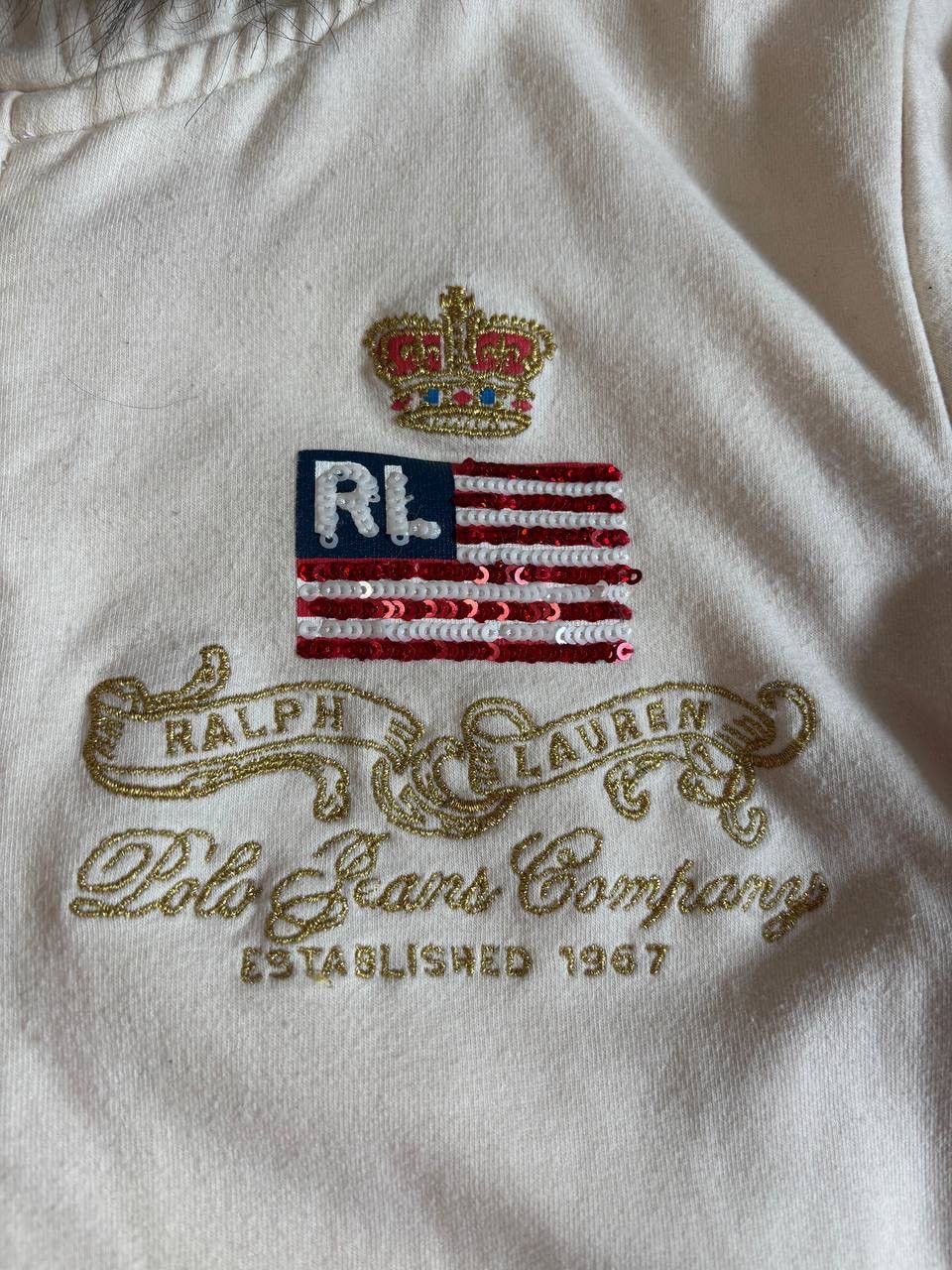 Polo Ralph Lauren × Vintage Vintage Polo Ralph Lauren distressed mohair hoodie Size S / US 4 / IT 40 - 4 Thumbnail