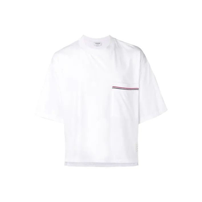 Thom Browne Thom Browne Short Sleeve Pocket T-Shirt -2507 Size US M / EU 48-50 / 2 - 7 Thumbnail