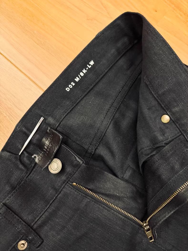 Saint Laurent Paris Saint Laurent slp14fwD02 brushed wax jeans -DMC Size US 29 - 4 Thumbnail