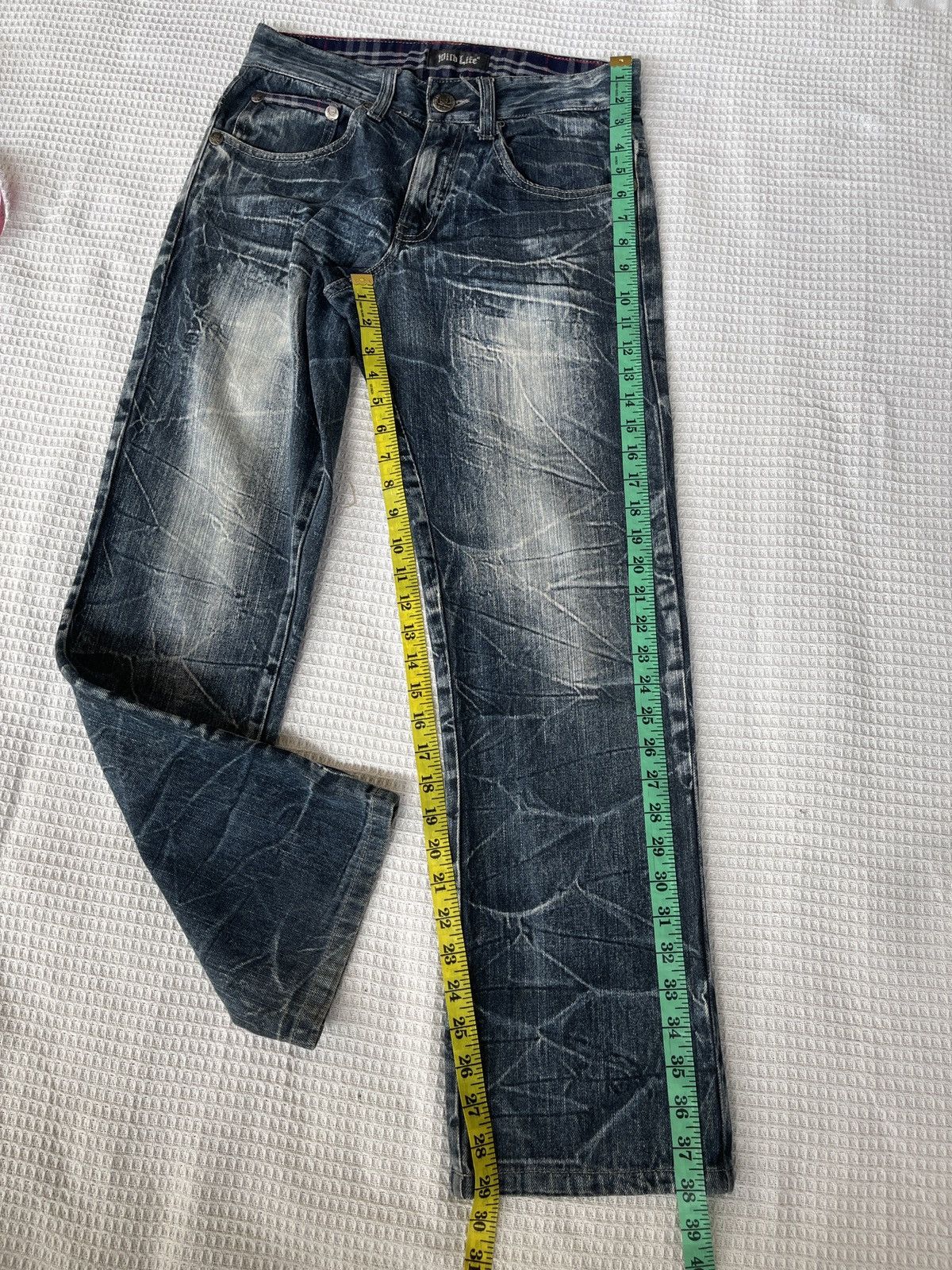 Hysteric Glamour Vintage 90s🔥WILD LIFE🔥Thunder Blue Jeans LGB Style Size US 31 - 6 Thumbnail