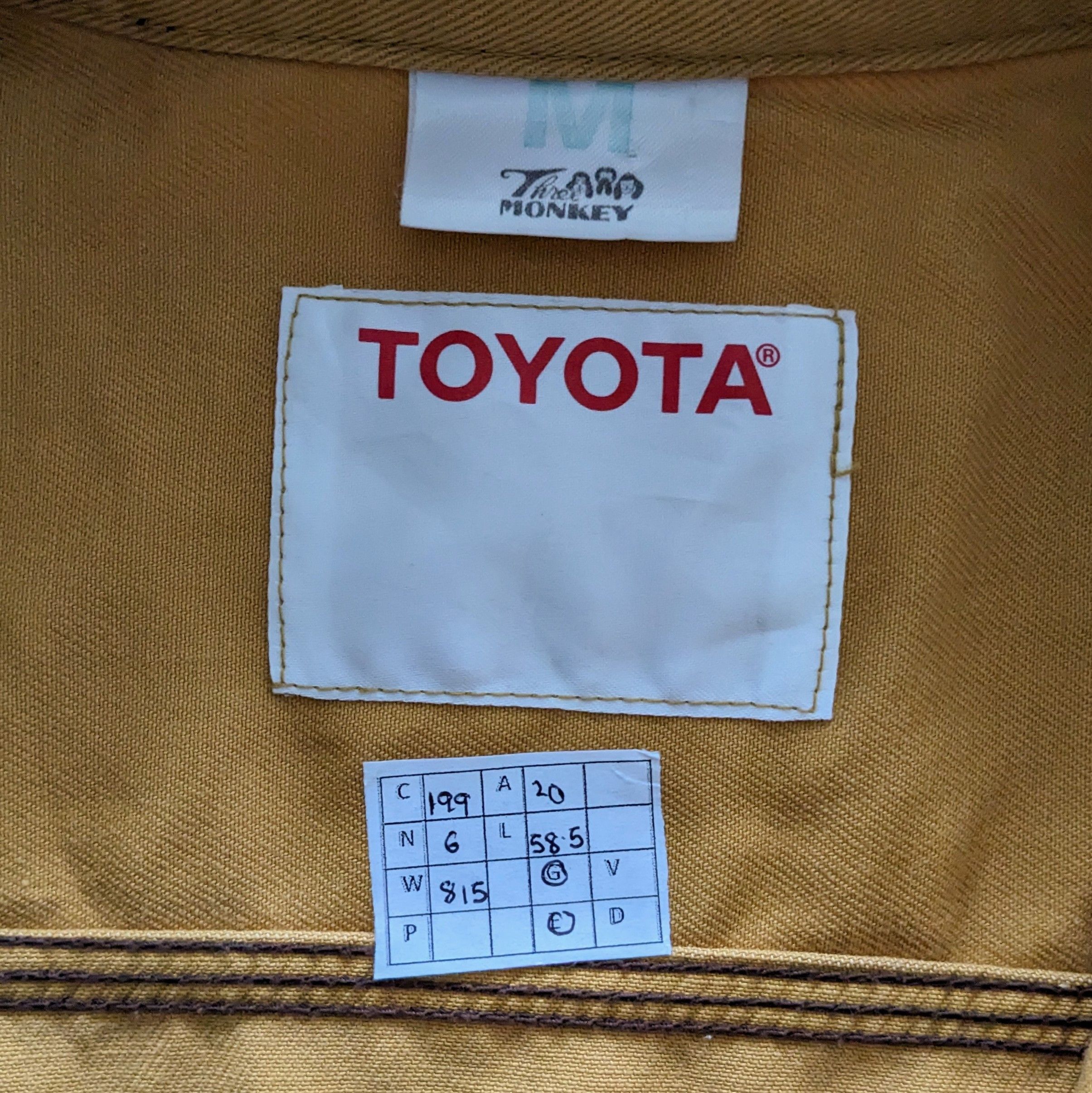 Vintage Vintage TOYOTA Japanese Racing Coverall Workwear Jacket Size US S / EU 44-46 / 1 - 8 Thumbnail