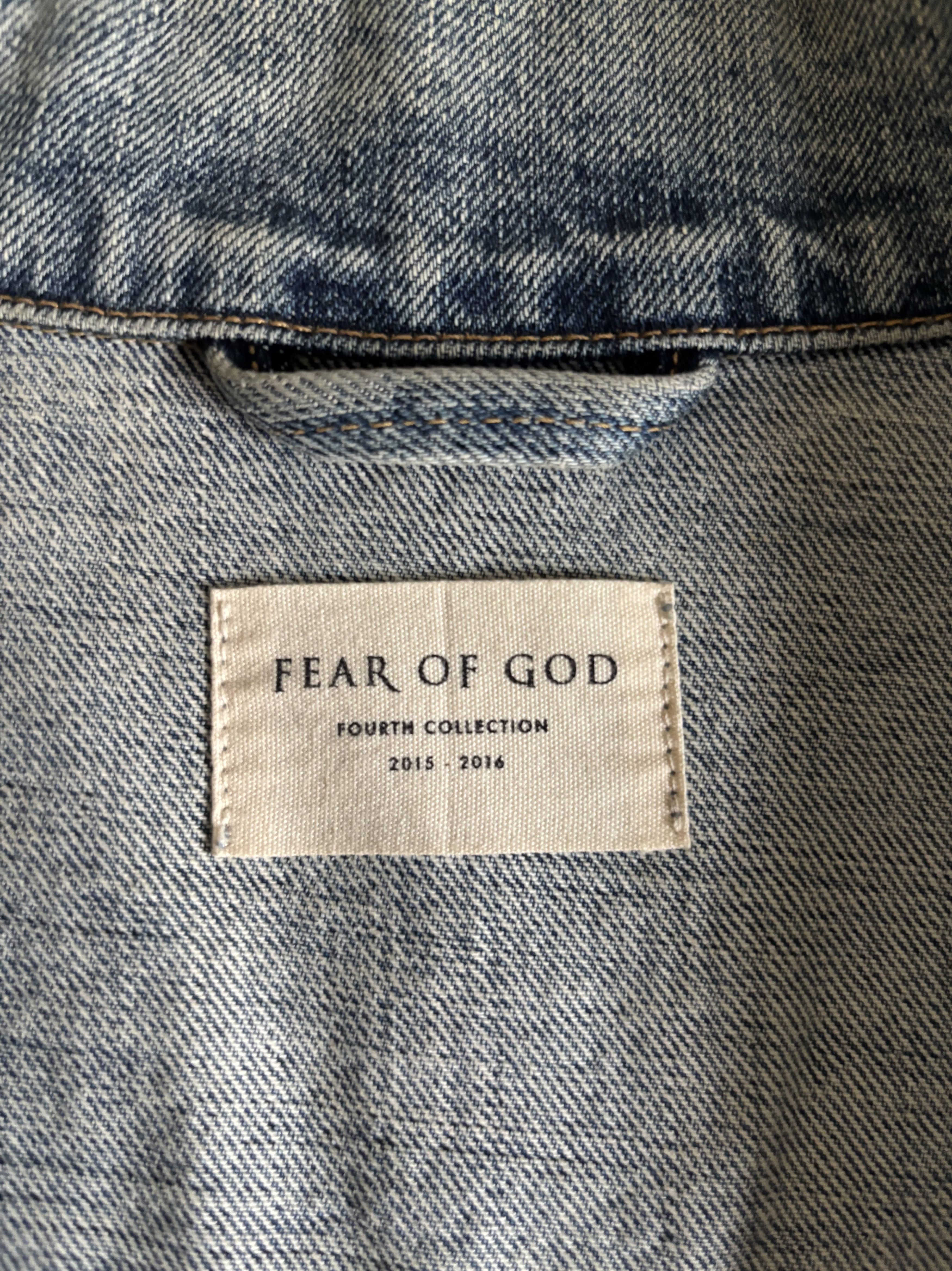 Fear of God Fourth Collection Denim Jacket Size US XL / EU 56 / 4 - 2 Thumbnail