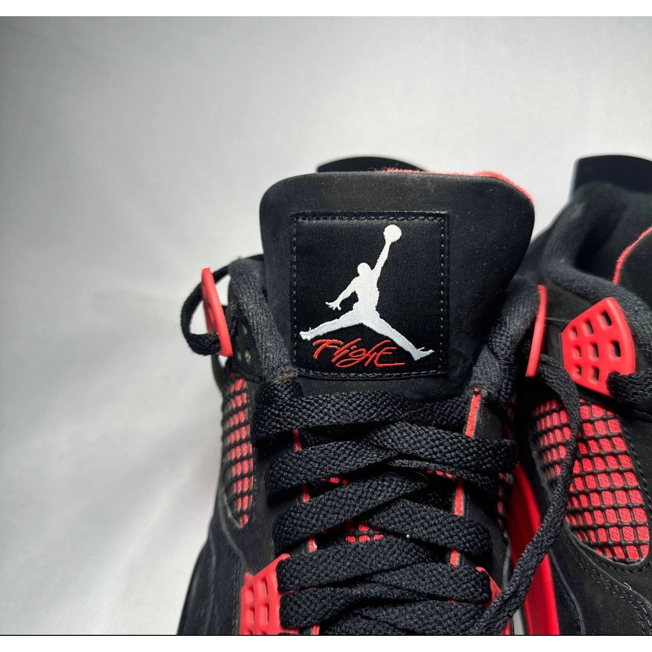 Jordan Brand × Nike Size 11 - Nike Air Jordan 4 Retro Red Thunder Men's Shoes Size US 11 / EU 44 - 5 Thumbnail