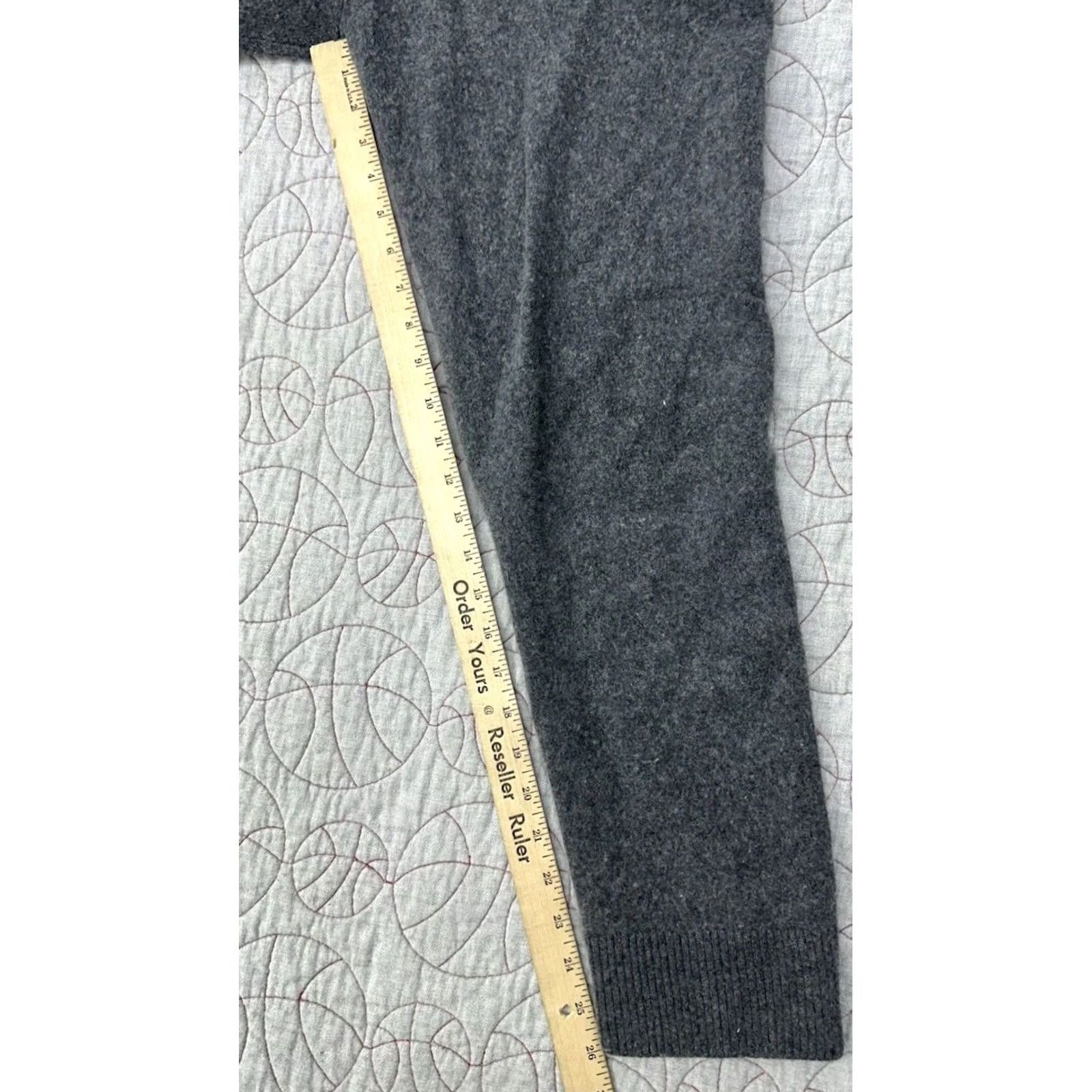 Vintage NakedCashmere Jogger Pants Heather Gray Women’s 100% Cashmere L Regular Gray Shoes? Size 36" / US 14 / IT 50 - 6 Thumbnail