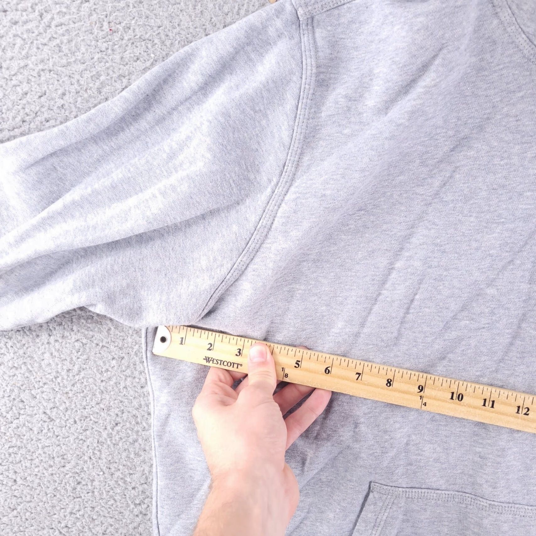 Nike Nike Hoodie Mens 2XL Gray Club Fleece Logo Pullover Sweatshirt XXL Size US XXL / EU 58 / 5 - 4 Thumbnail