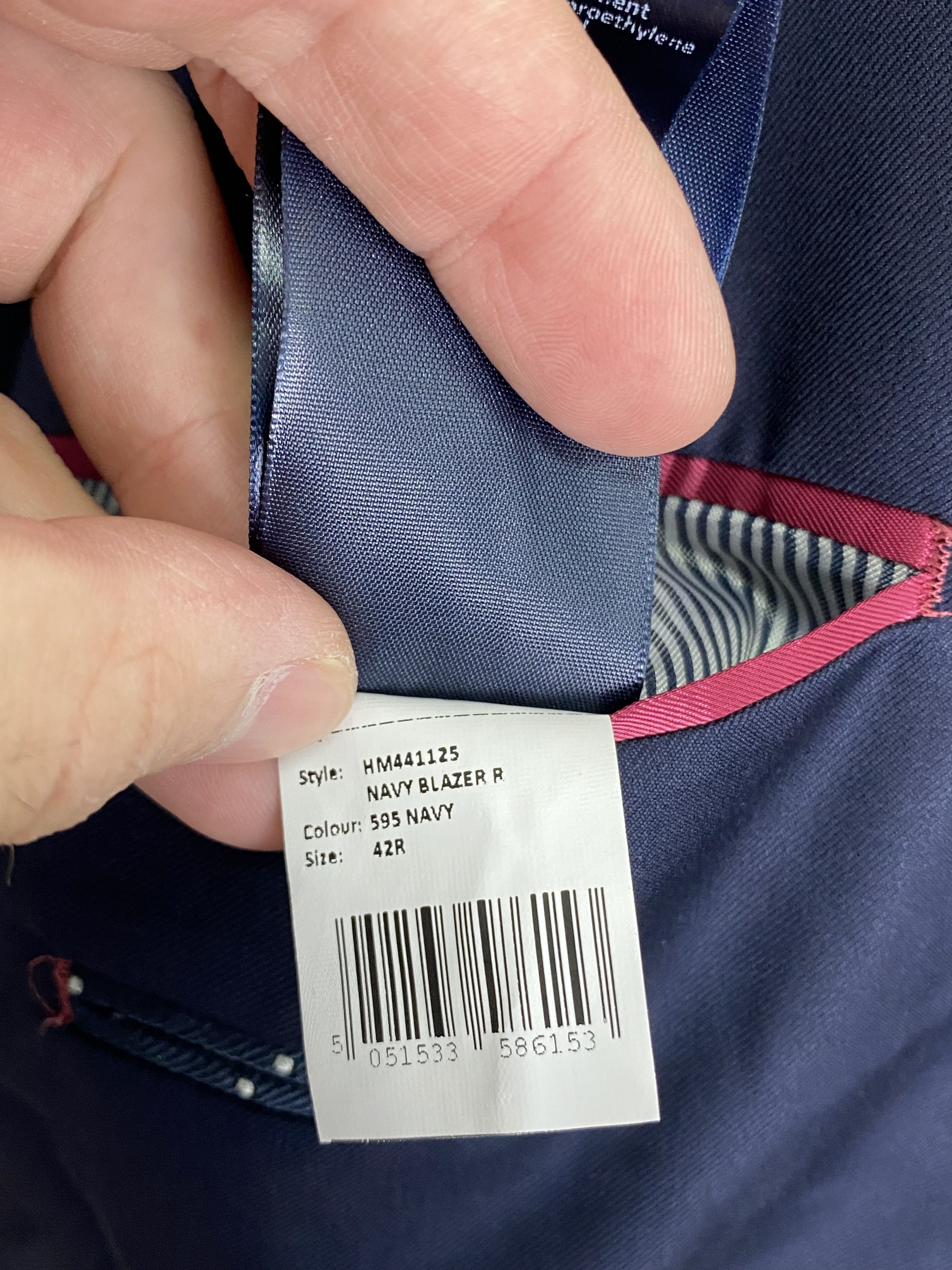 Hackett Hackett Wool Navy Blazer Size 42R Size 42R - 9 Thumbnail