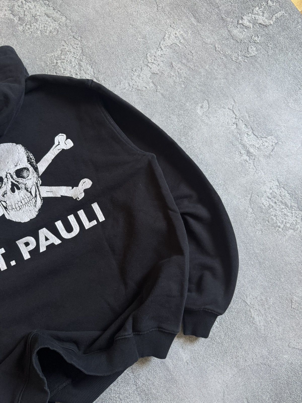 Vintage ST.PAULI RETRO hoodie big logo skeleton 💀 bones jumper Size US L / EU 52-54 / 3 - 4 Thumbnail