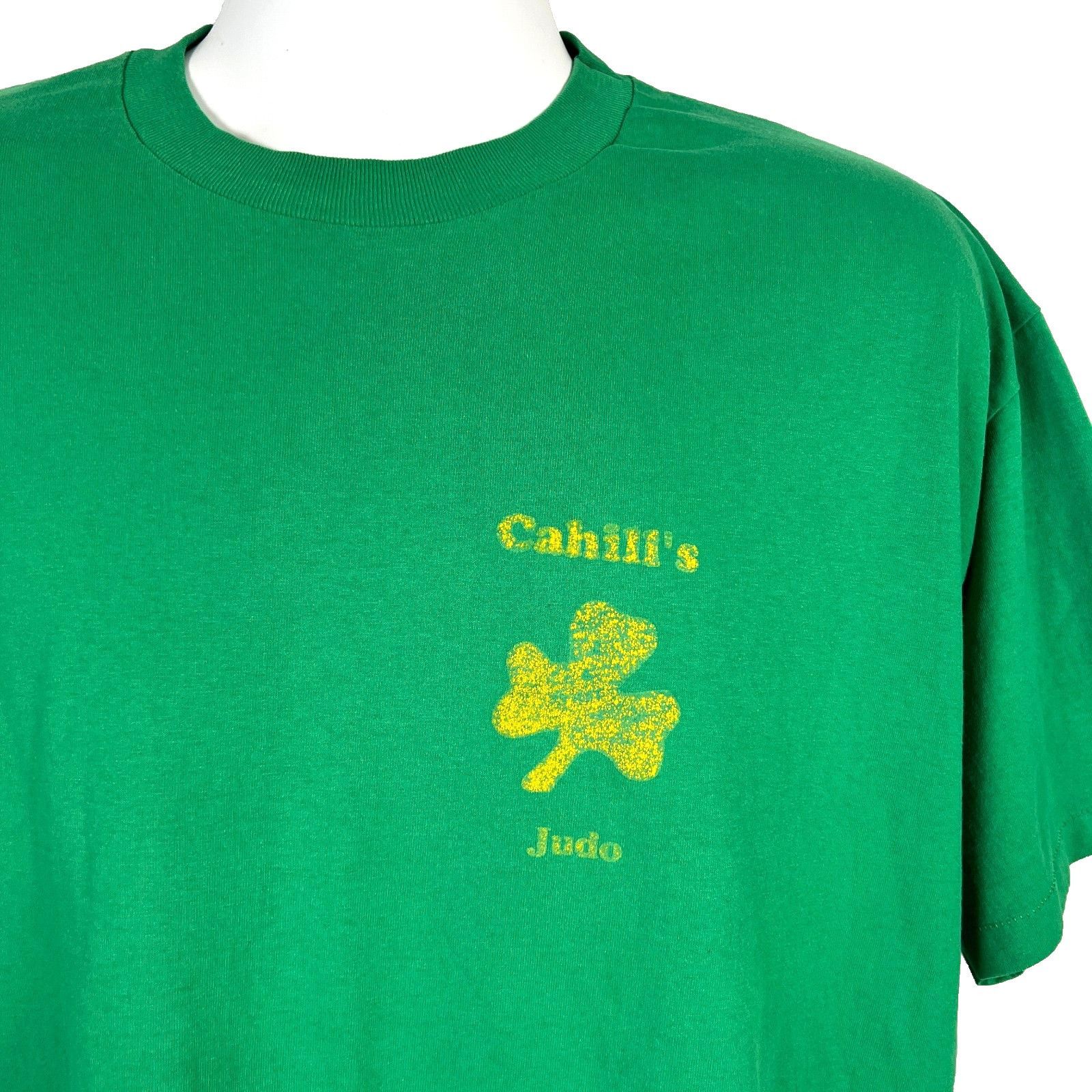 Hanes Cahill's Judo Vtg Mens T-Shirt size XL Danzan Ryu Hanes Sing Size US XL / EU 56 / 4 - 3 Thumbnail