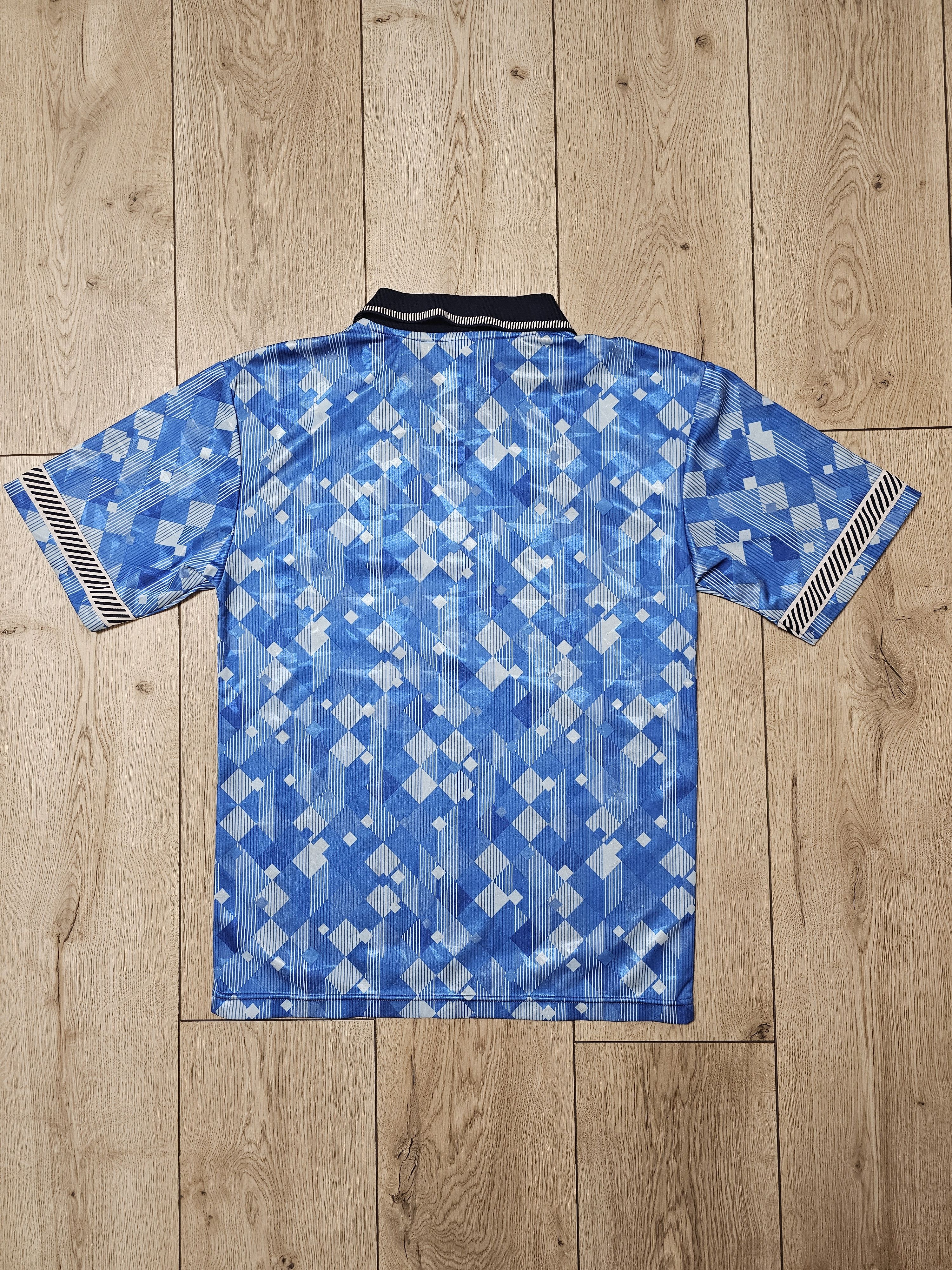 Vintage ENGLAND 1990 1992 THIRD FOOTBALL SHIRT SOCCER JERSEY Size US S / EU 44-46 / 1 - 2 Thumbnail