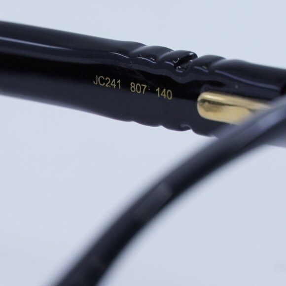 Jimmy Choo Jimmy Choo JC241 0807 00 Eyeglasses Black 52mm Square Frame Size ONE SIZE - 7 Thumbnail