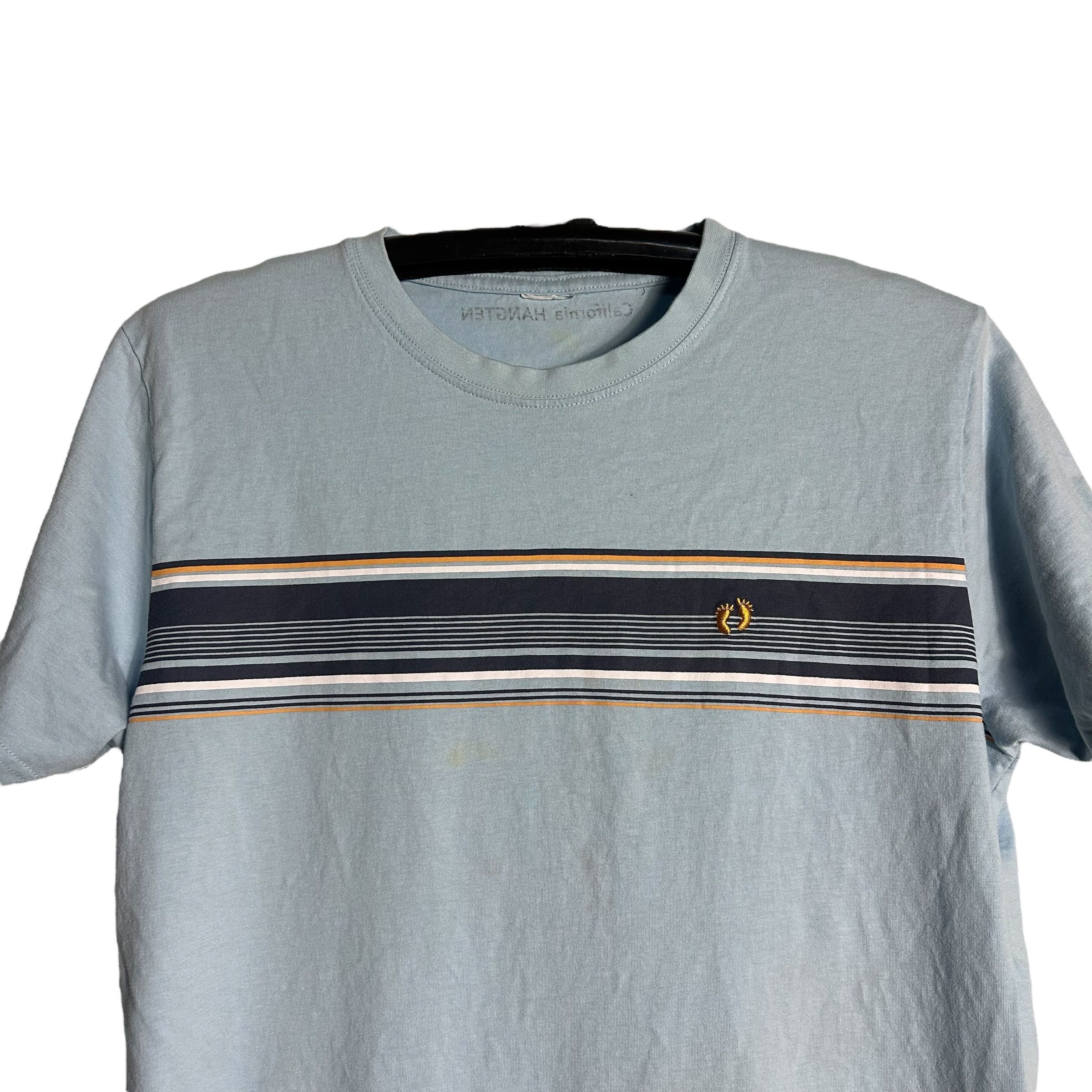 Hang Ten 🔥RARE🔥Vintage Hang Ten Sripes Streetwear T-shirt Size US M / EU 48-50 / 2 - 2 Thumbnail