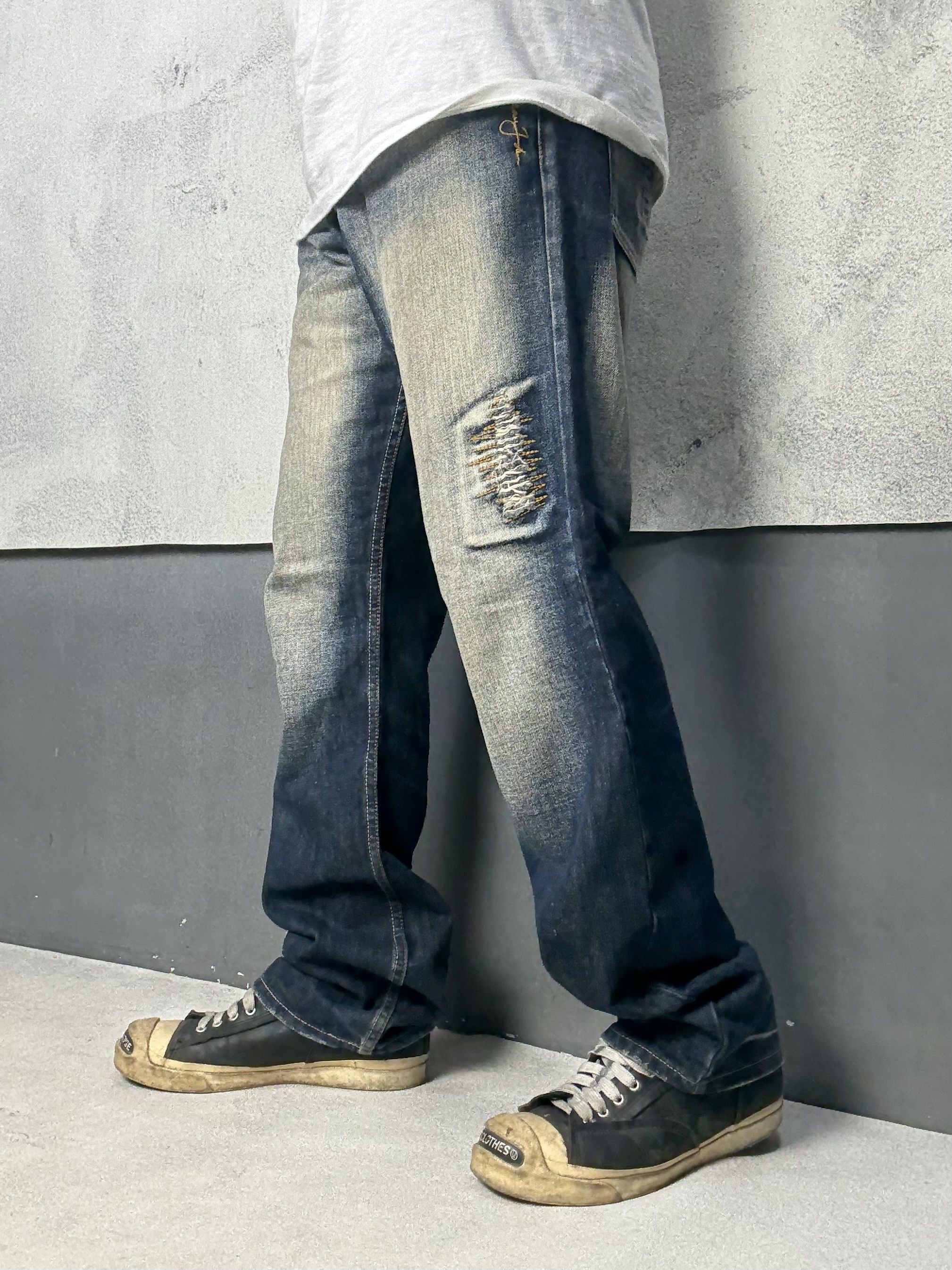 Sean John Sean John Y2K Distressed Denim Size US 34 / EU 50 - 4 Thumbnail