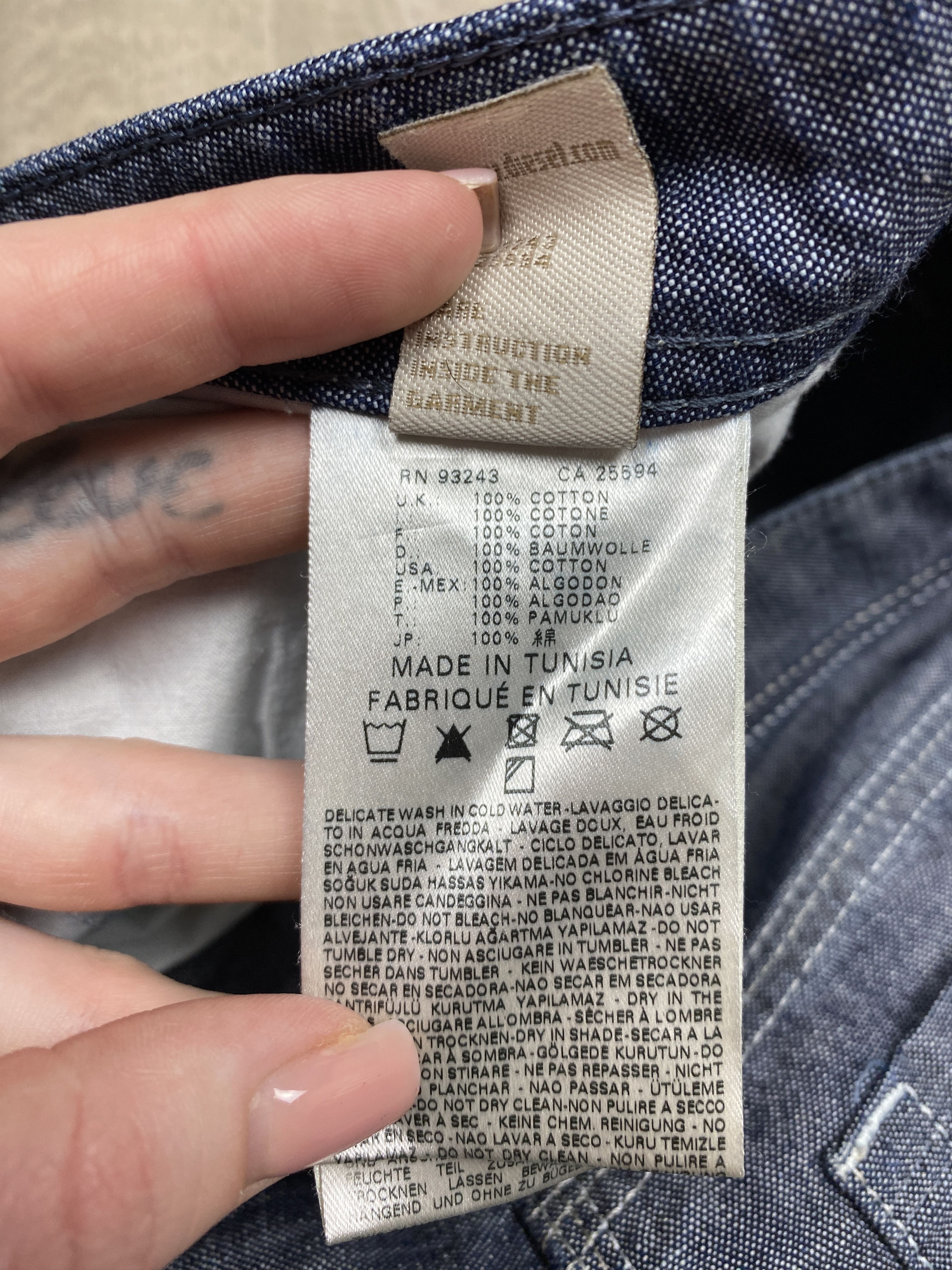 Diesel Diesel Mens Thanaz Denim Pants Jeans Size US 33 - 7 Thumbnail