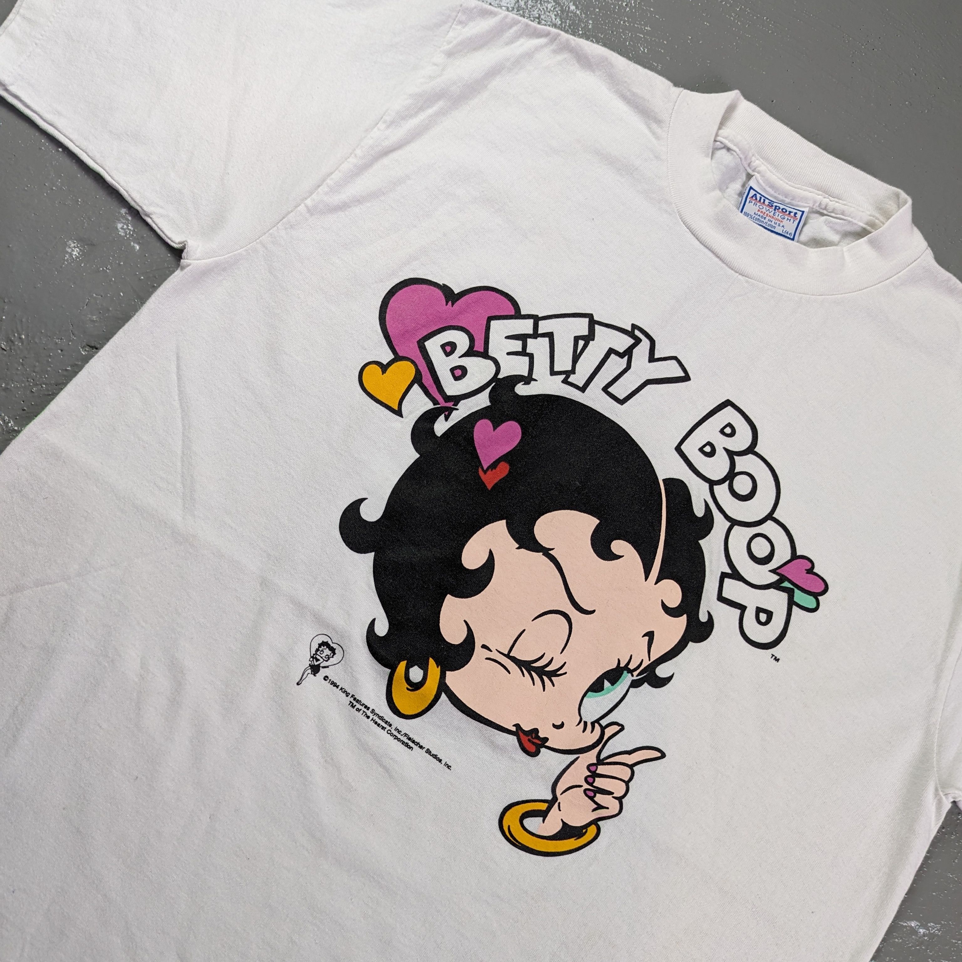 Cartoon Network Vintage Betty Boop 90s Tshirt Size US L / EU 52-54 / 3 - 2 Thumbnail