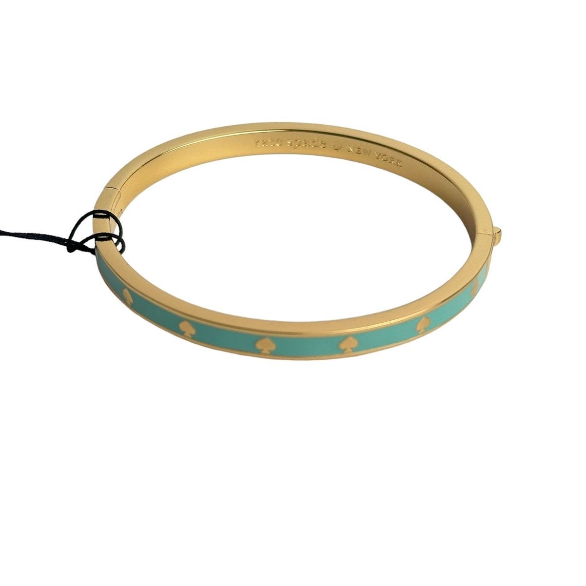 Kate Spade Kate Spade Spot The Spade Enamel Hinged Bangle Bracelet Size ONE SIZE - 1 Thumbnail