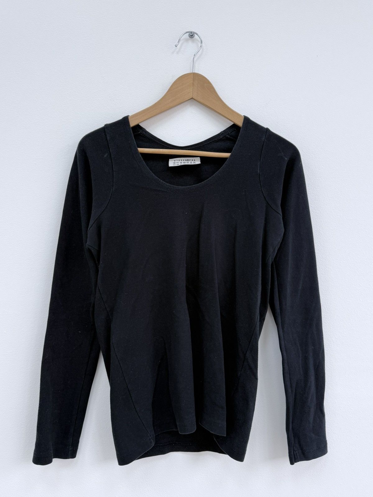 Maison Margiela Vintage Maison Margiela black Long Sleeve Top Size M / US 6-8 / IT 42-44 - 1 Thumbnail