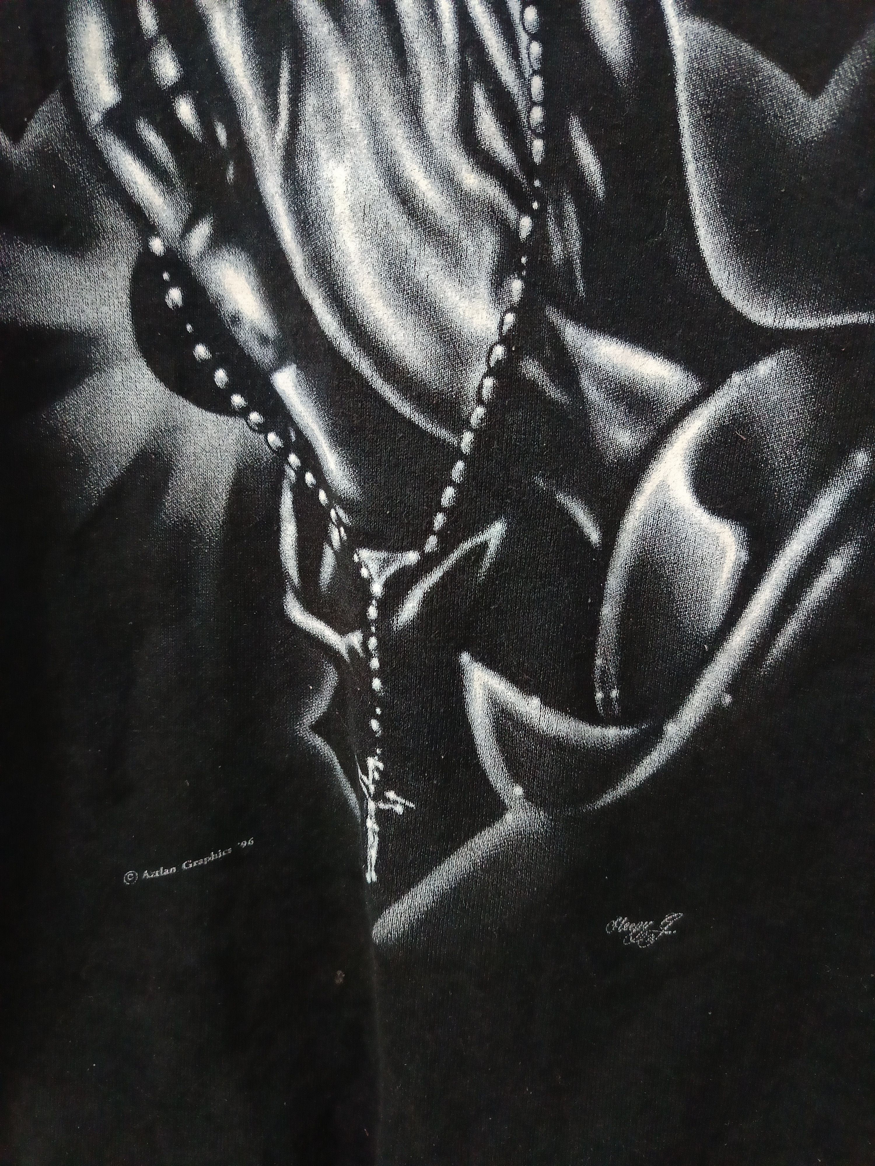 Vintage Drake Praying Hand Vtg crew neck Size US M / EU 48-50 / 2 - 4 Thumbnail