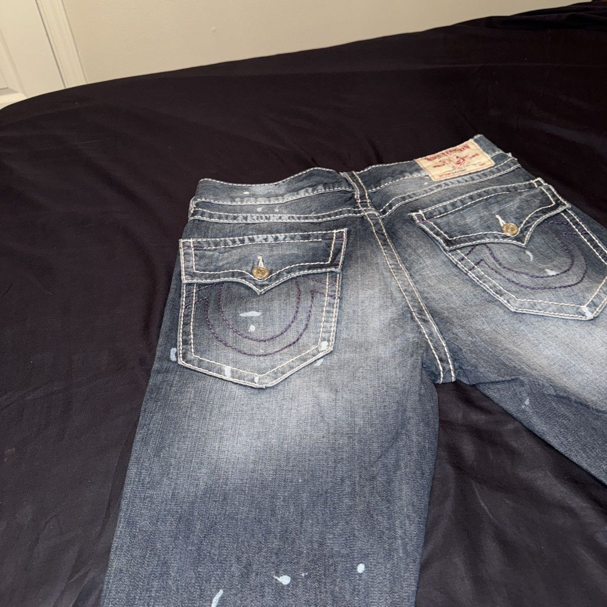 True Religion True Religion Straight Big T Stitch Flap Paint Splatter Size US 34 / EU 50 - 10 Thumbnail
