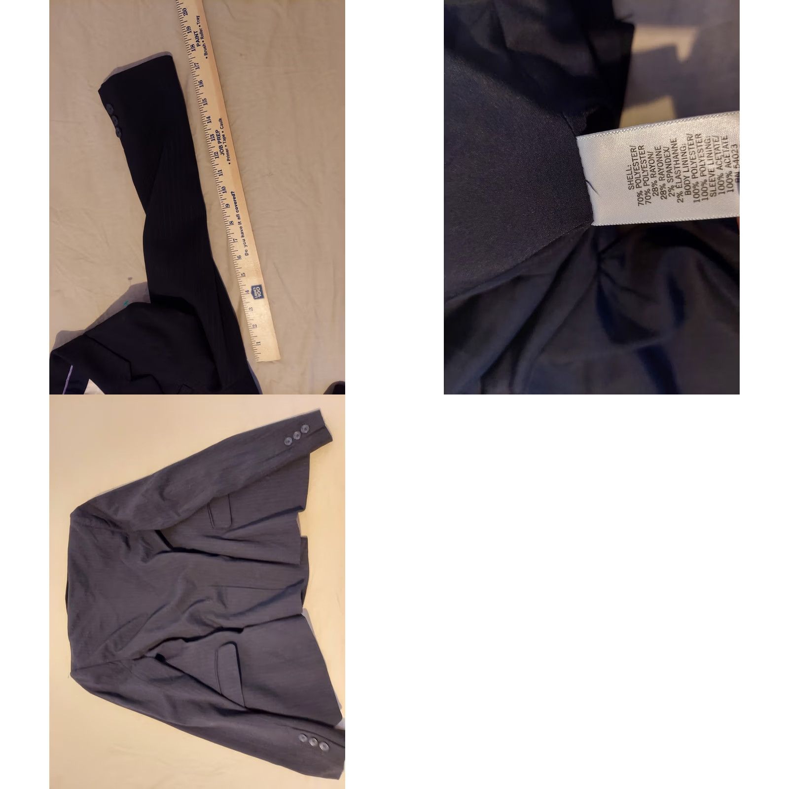 Banana Republic Womens Banana Republic Blazer 6 Black - Classic Business Jacket Size M / US 6-8 / IT 42-44 - 8 Thumbnail