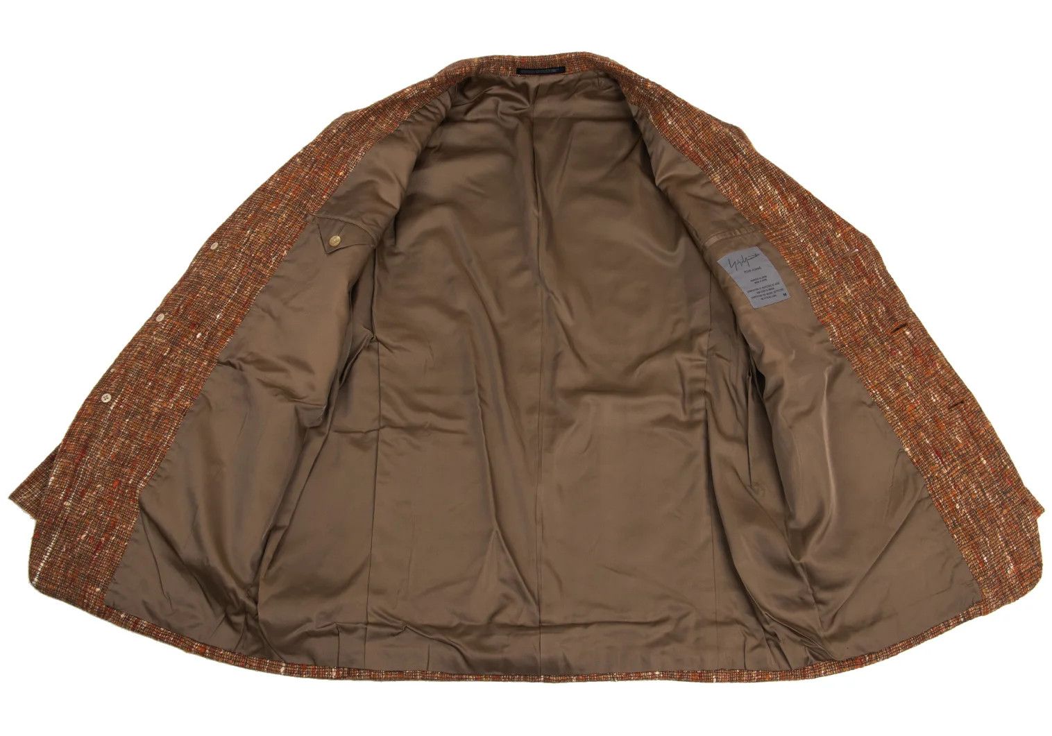 Yohji Yamamoto Yohji Yamamoto Wool Silk T Jacket Orange M Size US M / EU 48-50 / 2 - 9 Thumbnail