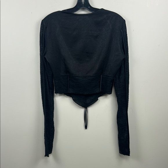 Guizio NEW SSENSE GUIZIO Swirl Archangel Top in Black Top XXL Size XXL / US 16-18 / IT 52-54 - 10 Thumbnail
