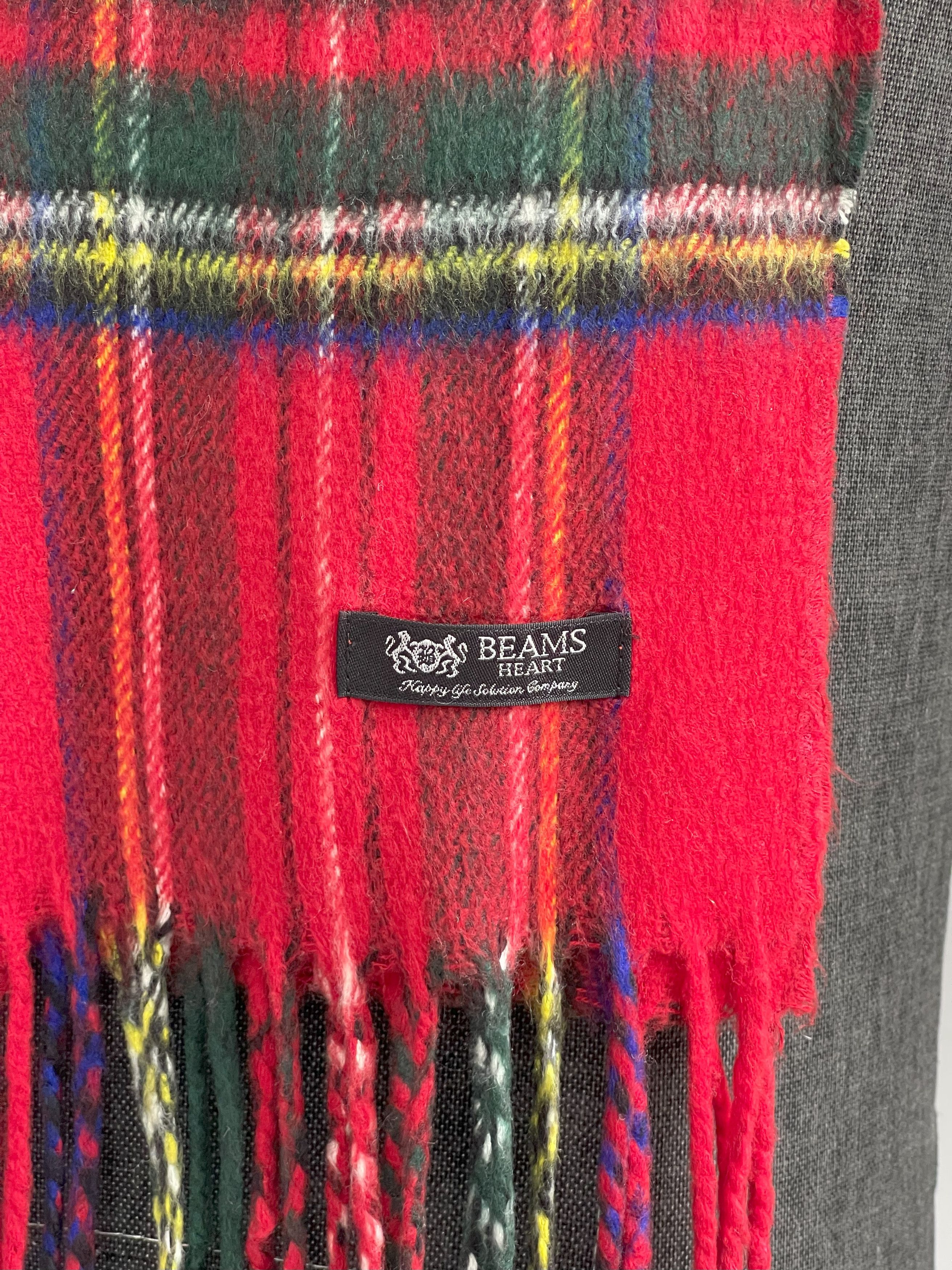 Japanese Brand Vintage Beams Heart Scarf / Muffler - 6029 Size ONE SIZE - 4 Thumbnail