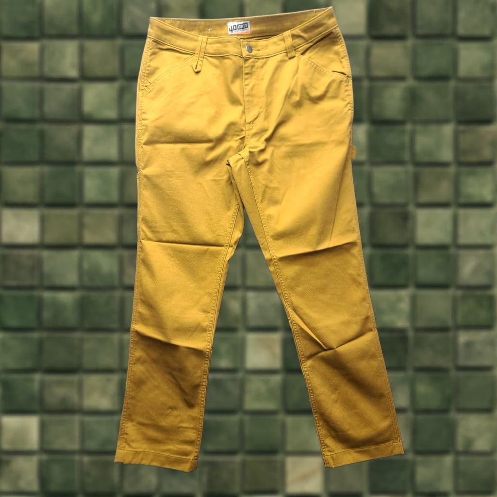 Vintage Duluth Womens 40 Grit Carpenter Pants Slim Leg Twill 32x29 Short 10 Brown Size 32" / US 10 / IT 46 - 1 Thumbnail