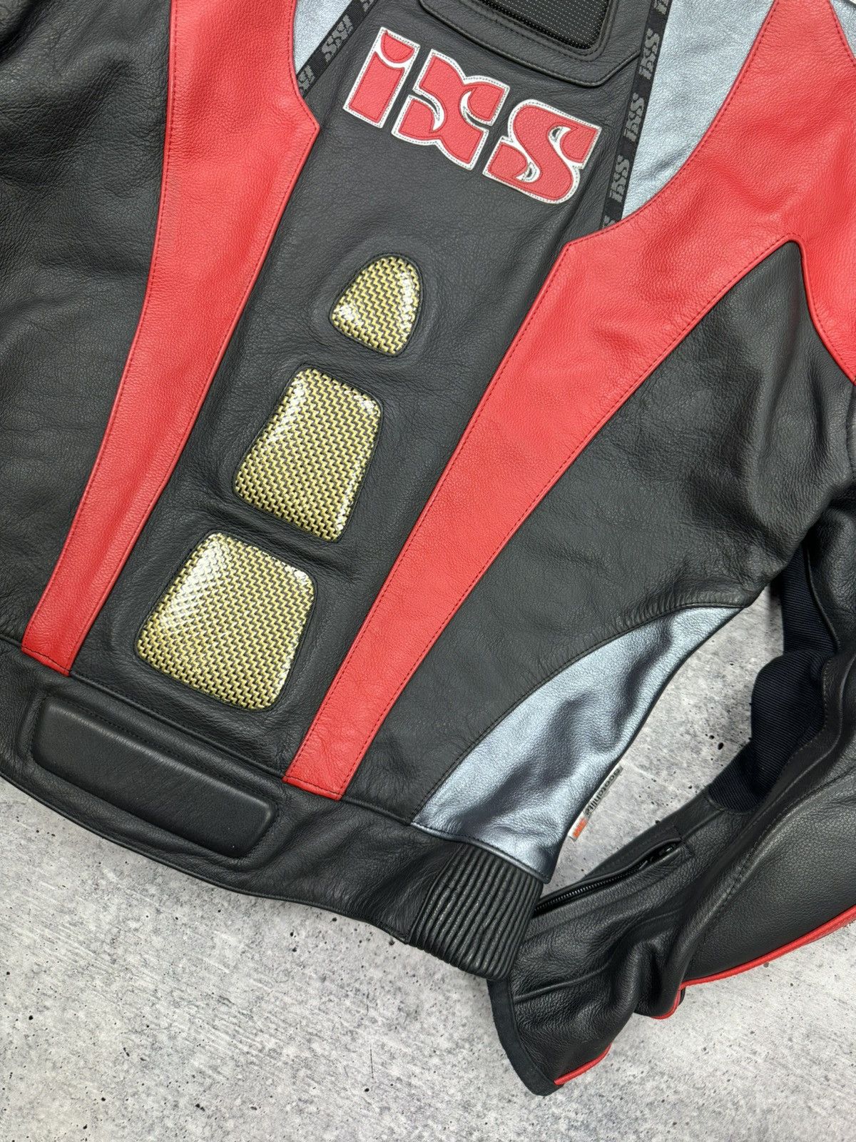 Genuine Leather × Vintage Vintage IXS Y2K Leather Reflective Racing Moto Bomber Jacket Size US M / EU 48-50 / 2 - 20 Thumbnail