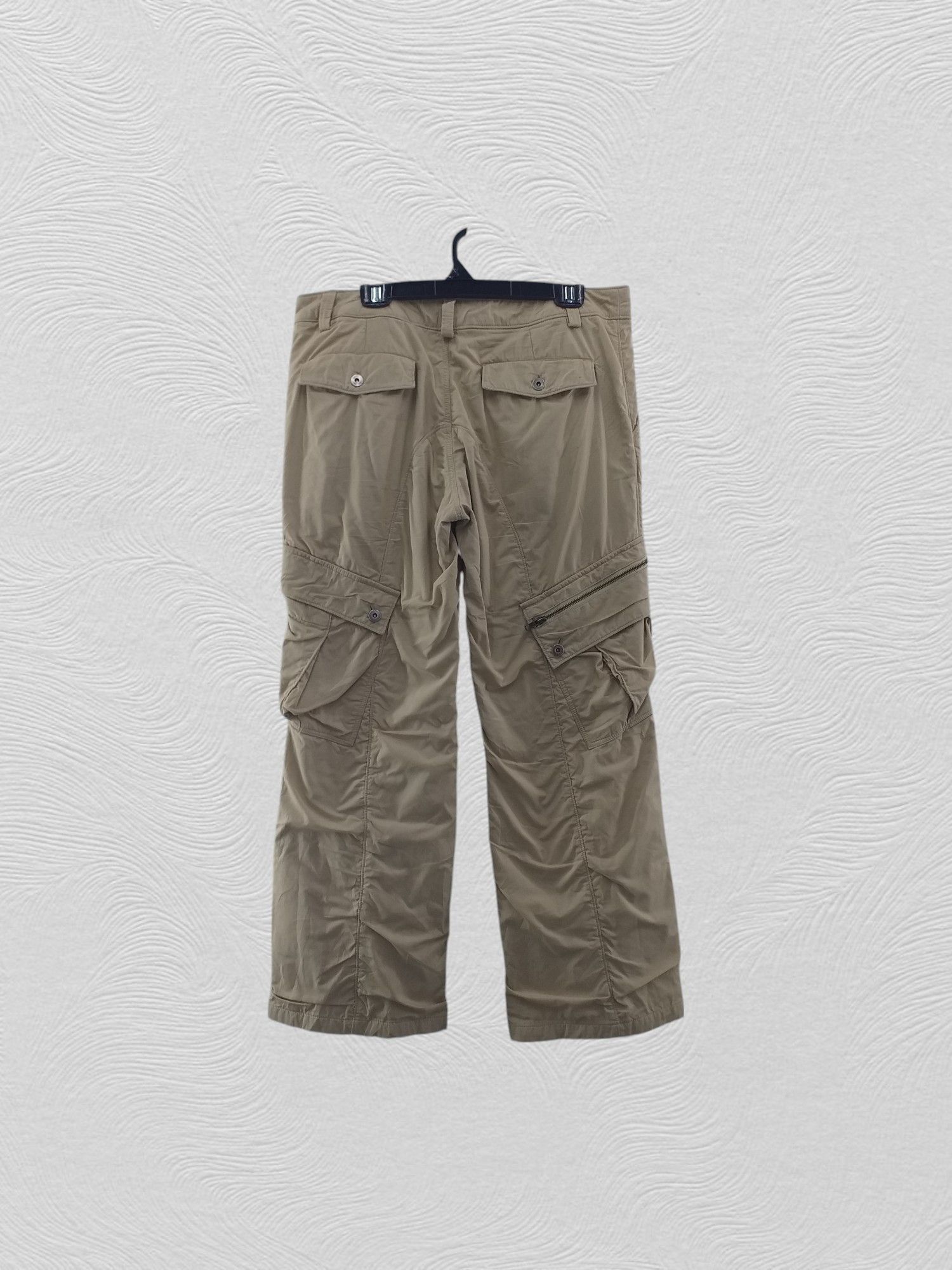 Japanese Brand Custom Wool Japanese Brand Cargo Pockets Pants 35 x 30 CP015 Size US 35 - 2 Thumbnail