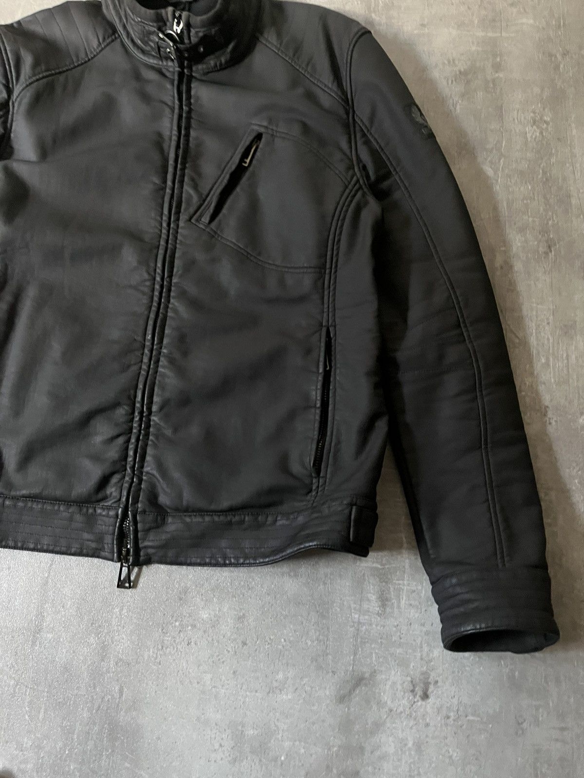 Belstaff Belstaff H Racer zip black jacket cotton polyurethane Size US XXL / EU 58 / 5 - 6 Thumbnail