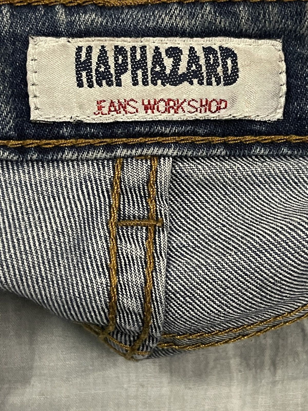 Hysteric Glamour Vintage Japanese Brand Faded Wash Patch Line Style Jeans Size US 31 - 7 Thumbnail