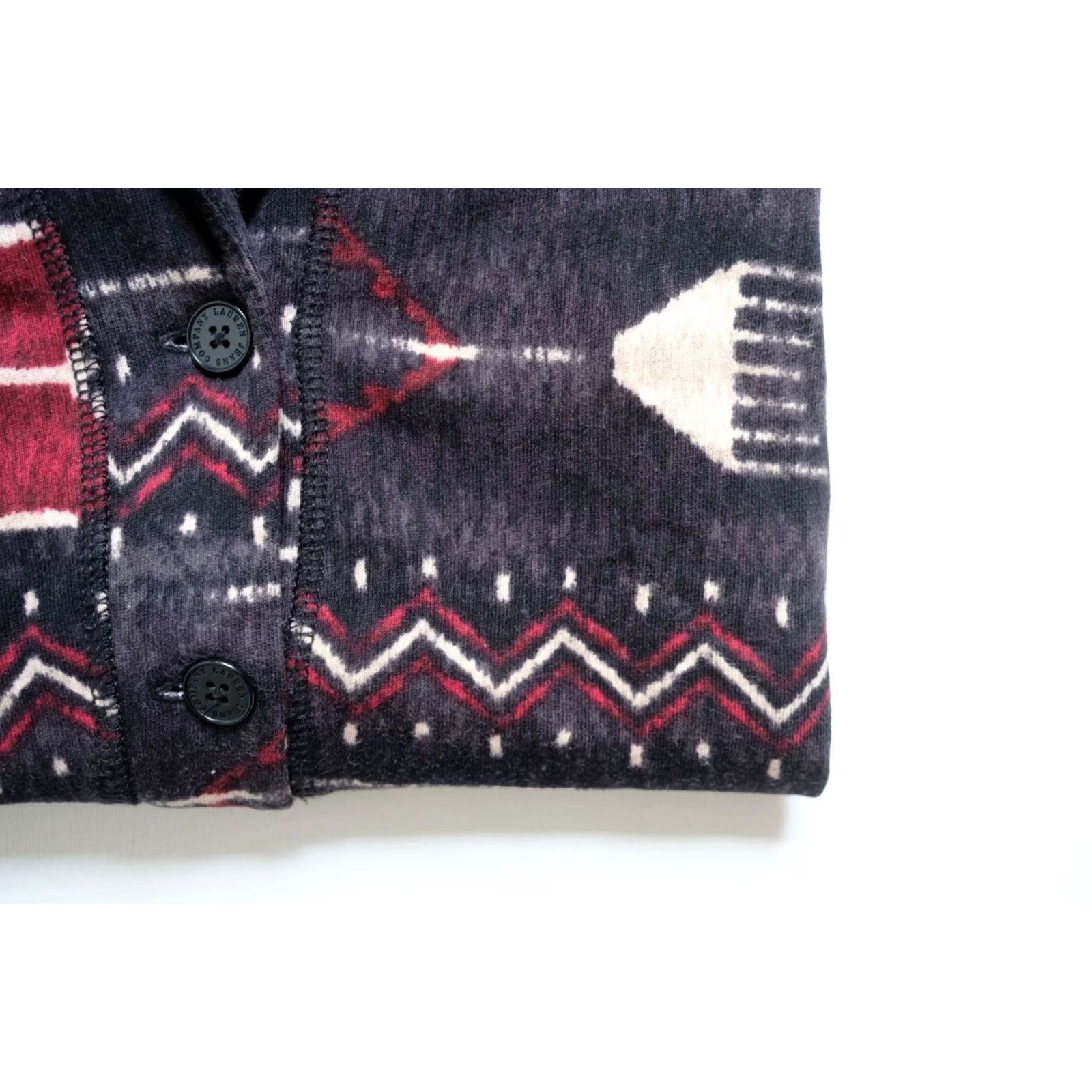 Ralph Lauren VINTAGE Lauren Ralph Lauren Aztec Cardigan Sweater PS Women Size S / US 4 / IT 40 - 5 Thumbnail