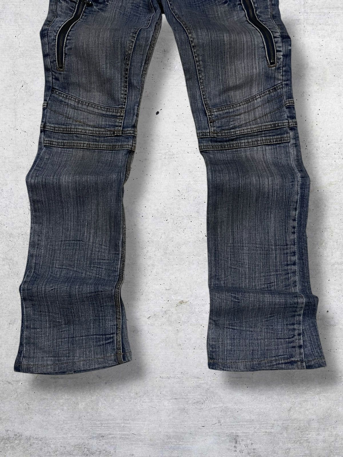 Japanese Brand VINTAGE NICOLE HIDEWAYS JAPAN DESIGNER BIKERSTYLE PUNK DENIM Size US 32 / EU 48 - 3 Thumbnail