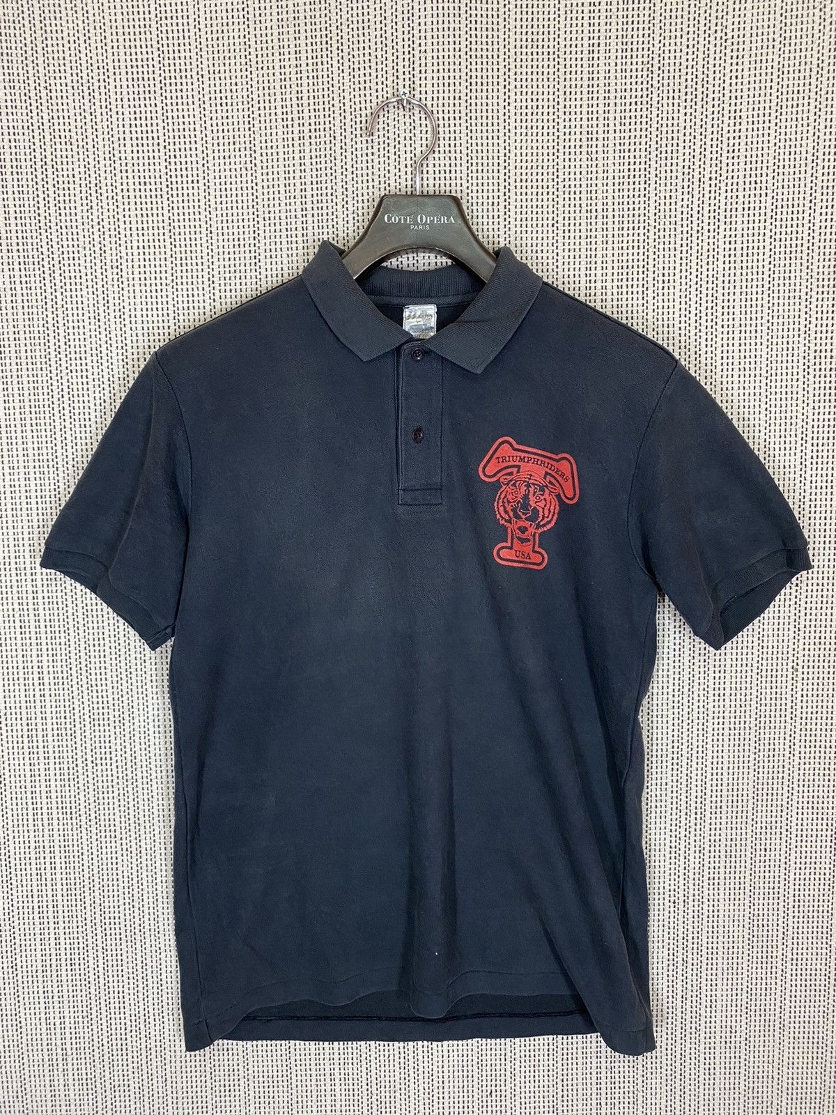 Japanese Brand × Vintage 🔥Double cross speed special polo tee triumphrider Size US M / EU 48-50 / 2 - 2 Thumbnail