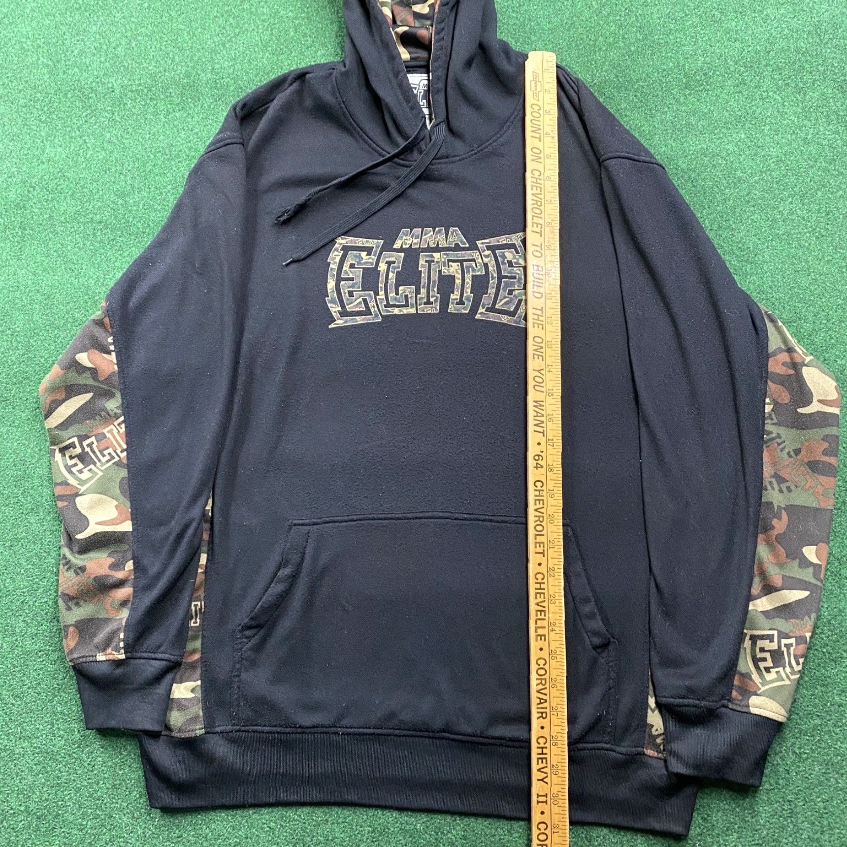 Vintage VINTAGE MMA Elite Hoodie Mens L Black Y2K UFC Camo Affliction Style Sweatshirt Size US L / EU 52-54 / 3 - 6 Thumbnail